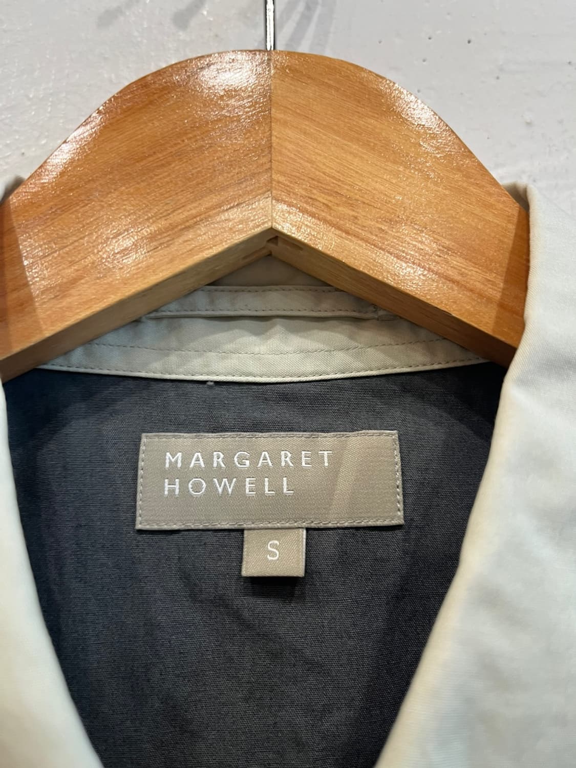 마가렛호웰 컬러블럭 반팔 셔츠 Made in JAPAN 상품이미지6