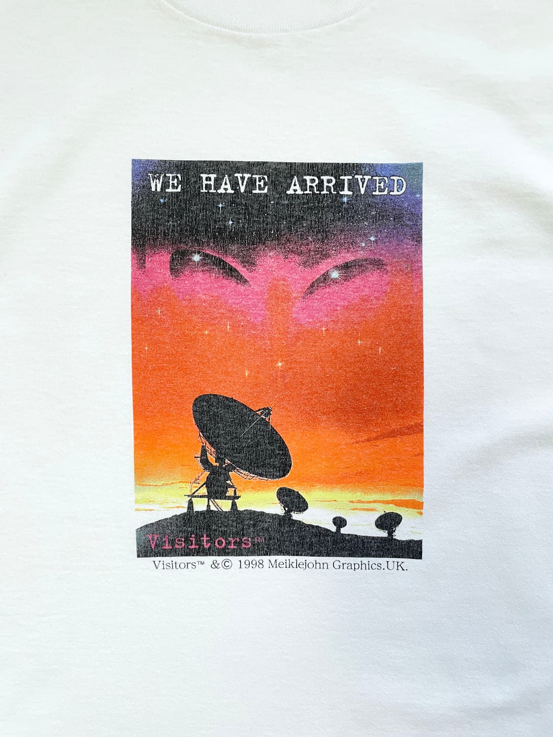 오네이타 Oneita 90s 영화 콘택트 빈티지 티셔츠 상품이미지3