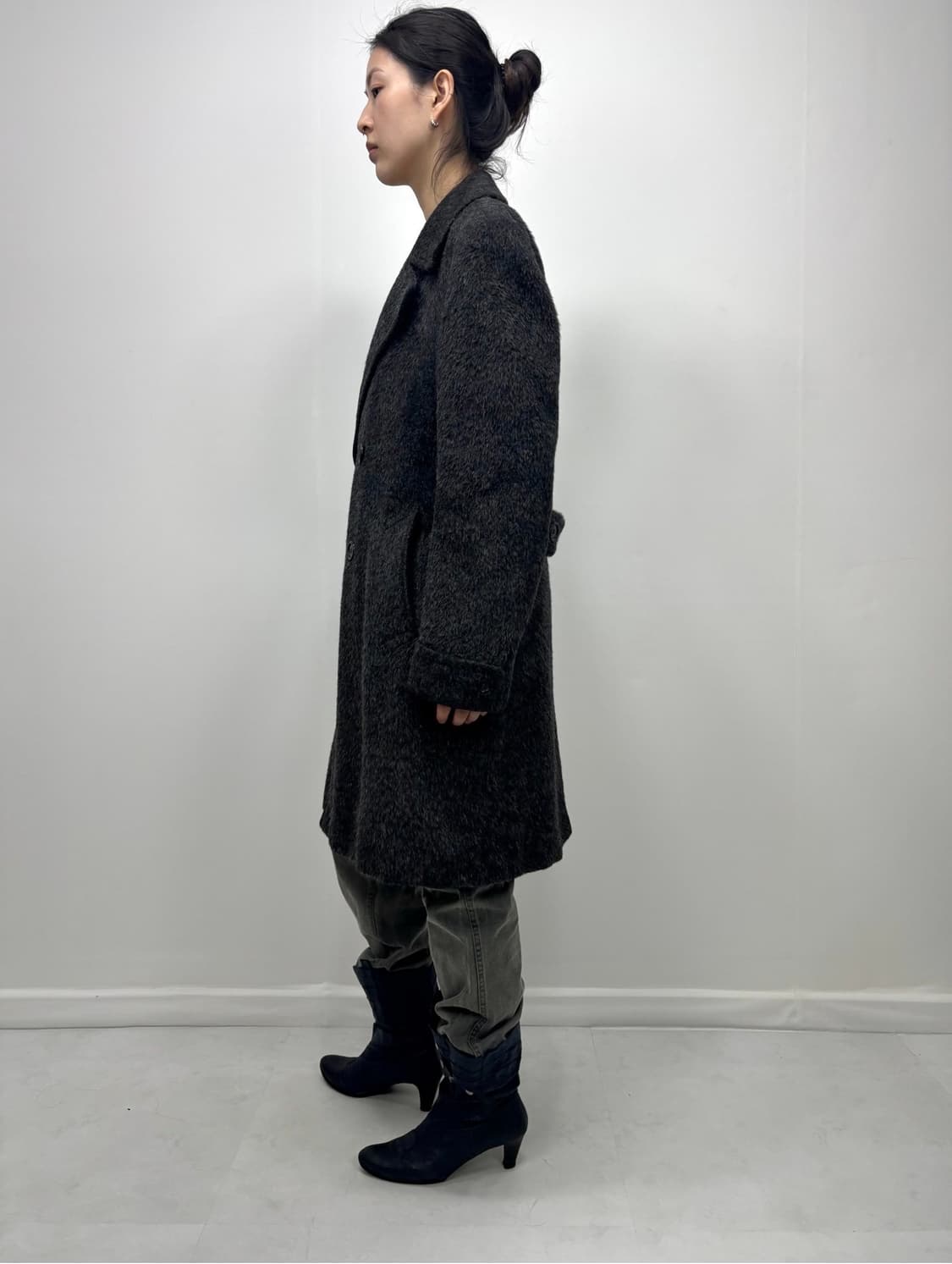 Hairy wool half coat 상품이미지2