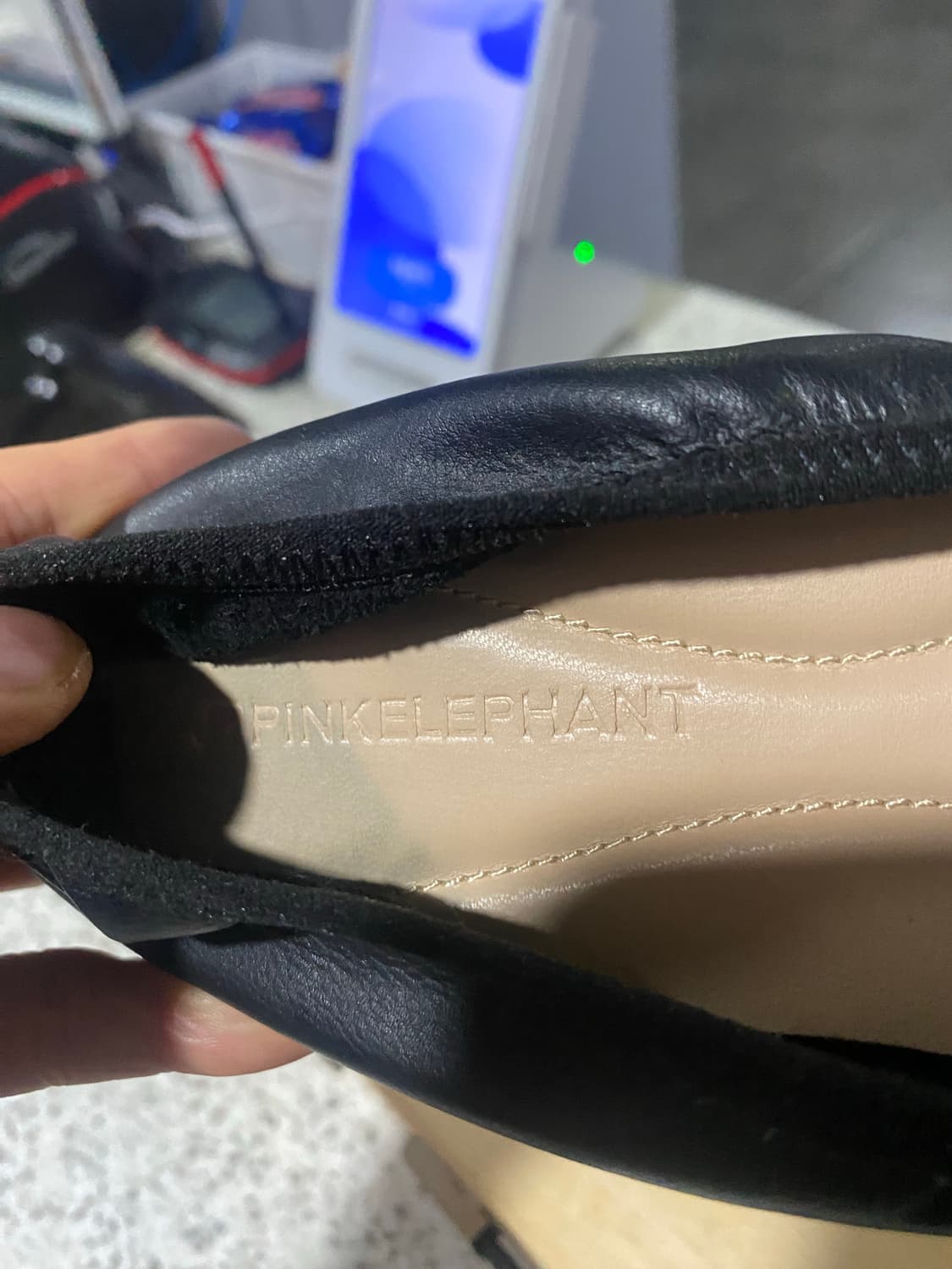 분홍코끼리 검정 플랫슈즈 245mm 상품이미지4