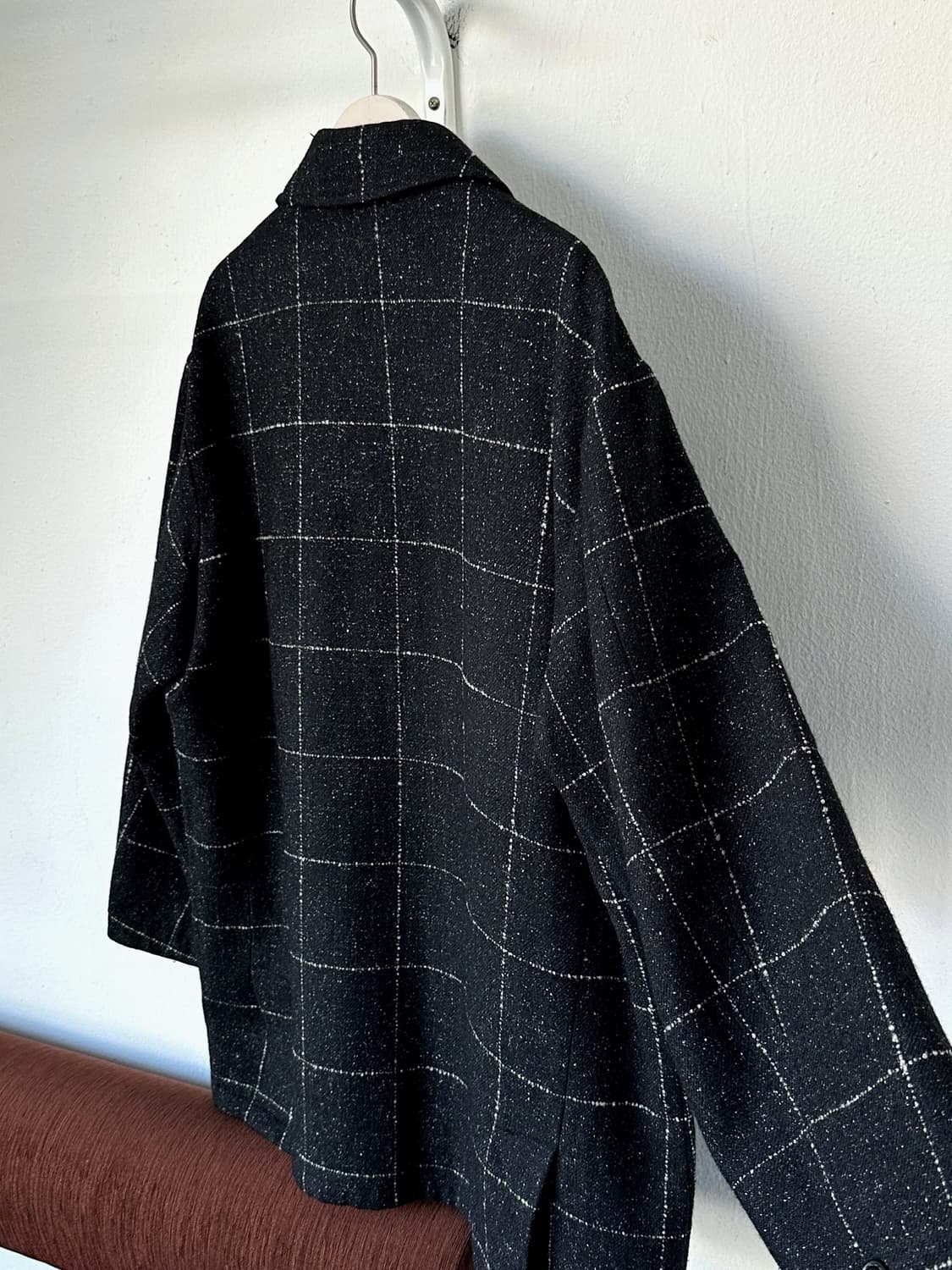 Wool silk tweed fabric over jacket 상품이미지9