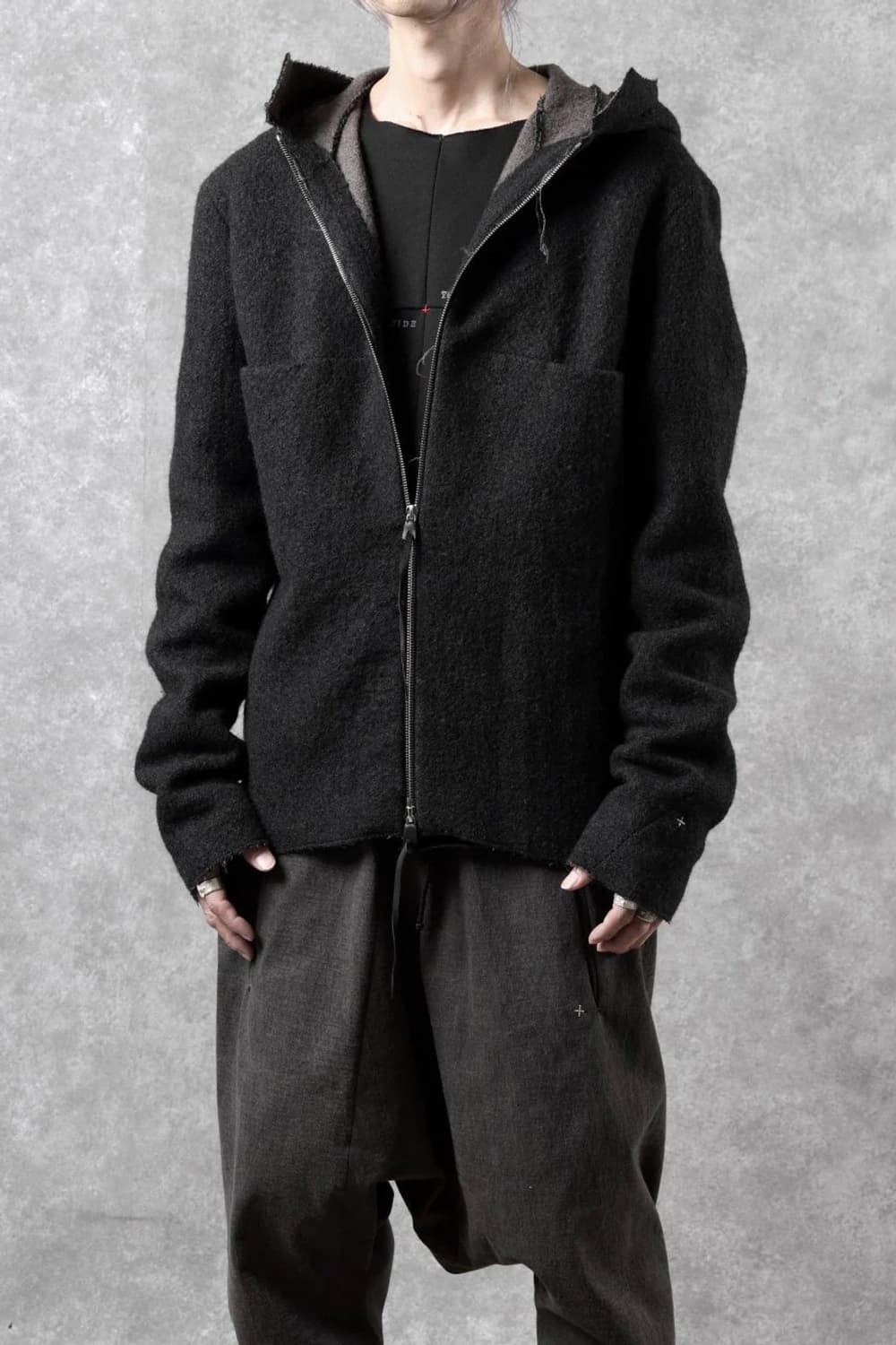 [50] ma+ 엠에이크로스 에비에이터 자켓 블랙 상품이미지3