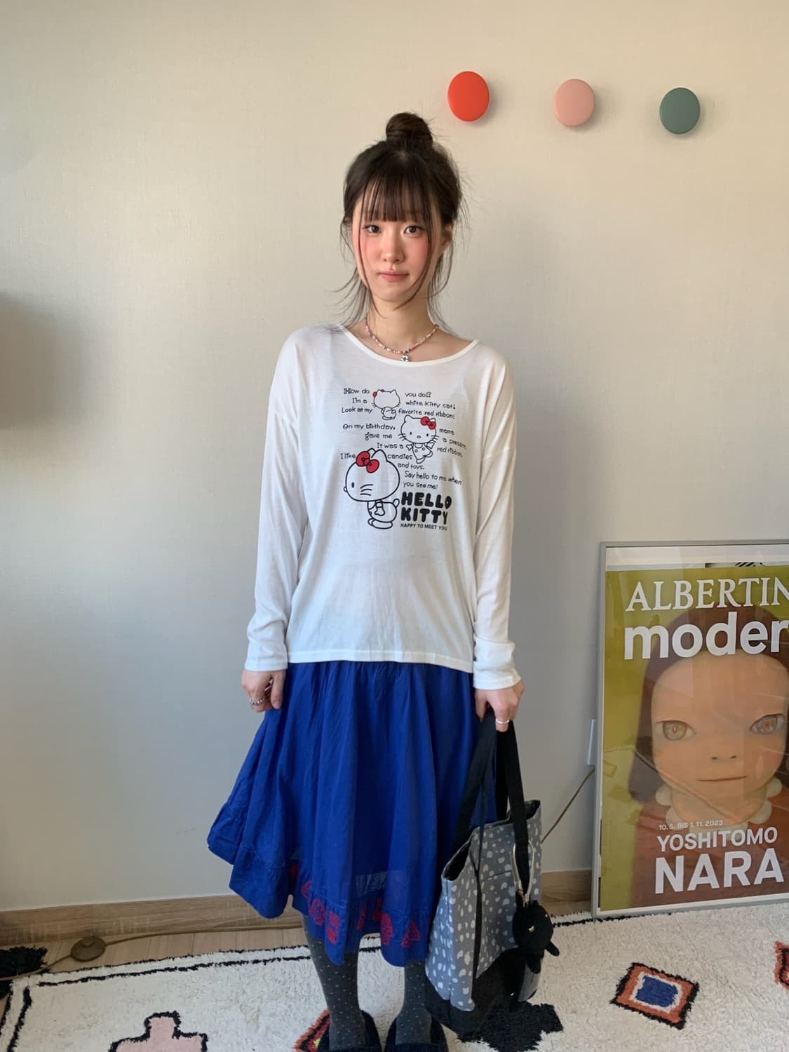 hello kitty printing top 상품이미지2