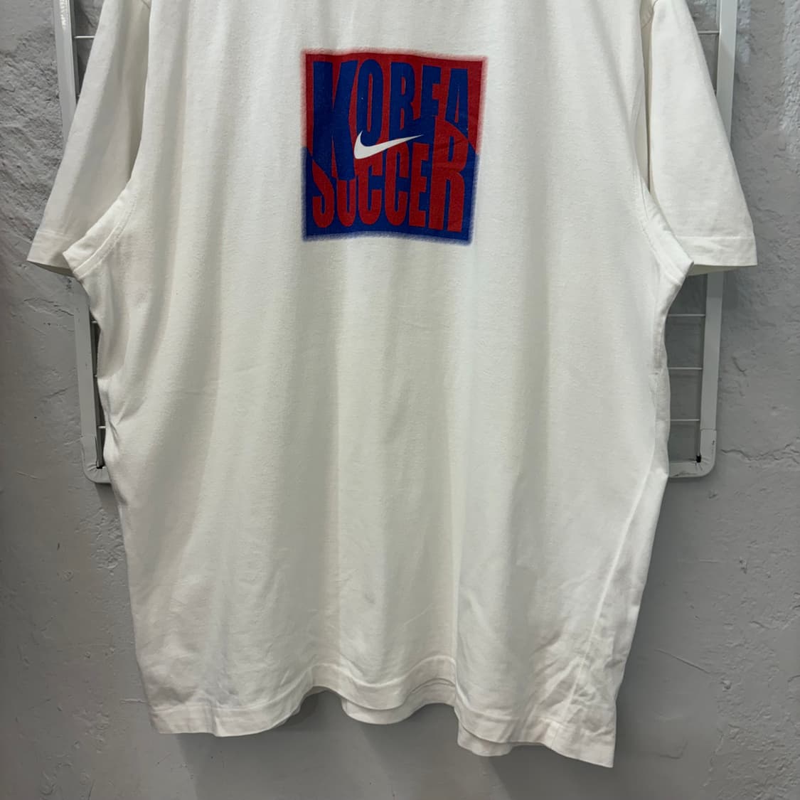 90s 나이키 올드스쿨 코리아 싸커 반팔 티셔츠 2XL 상품이미지4