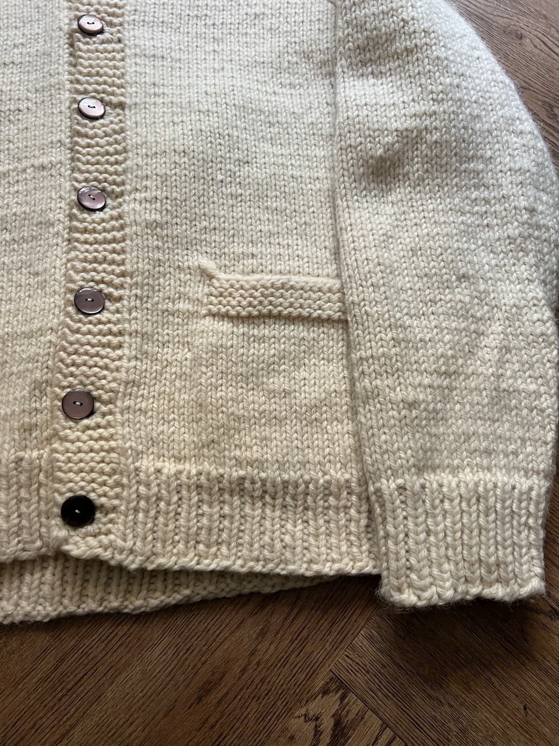 [L]7~80's USA 빈티지 레인디어 화이트 코위찬 상품이미지6