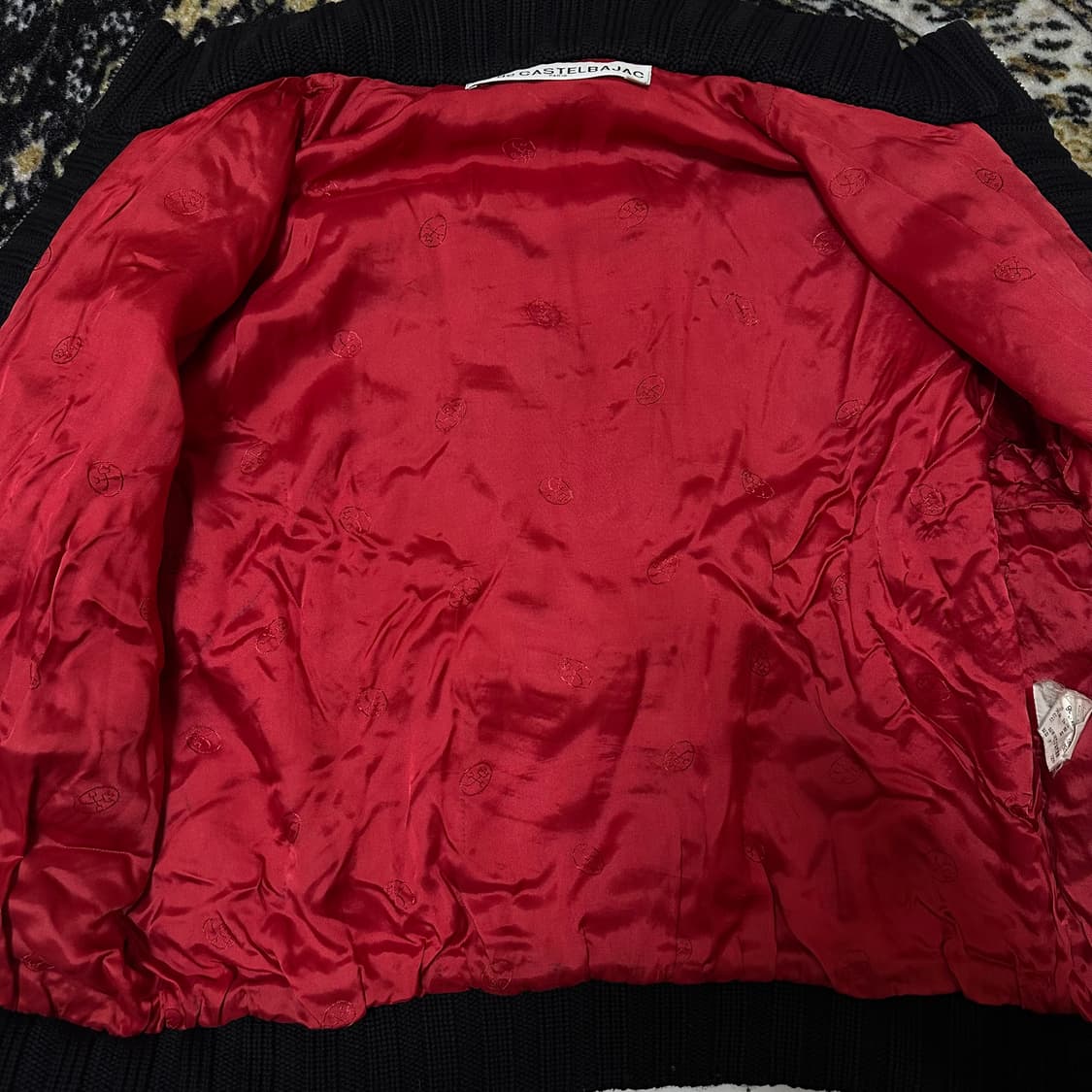 90s 까스텔바작 캐시미어 버진울 자켓 상품이미지6