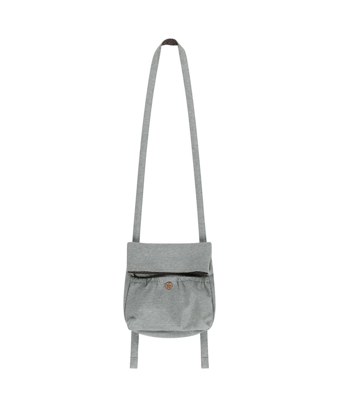 코이세이오 폴딩 스웨트 크로스백 멜란지 그레이 상품이미지1