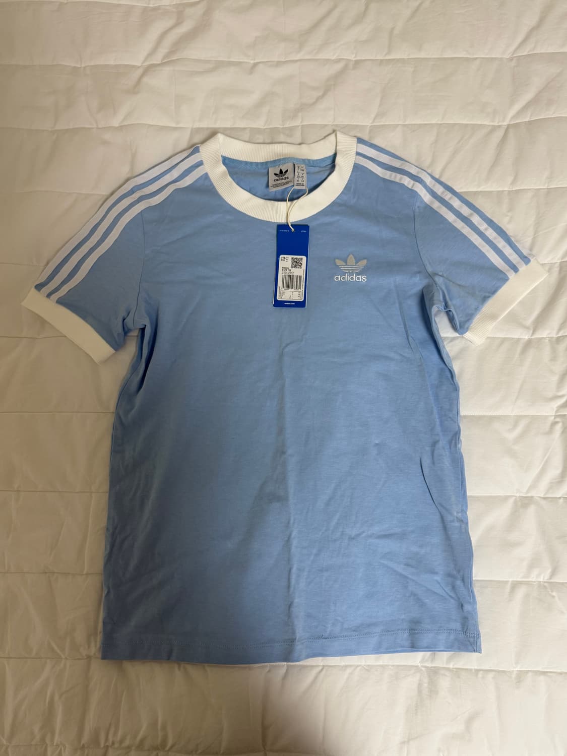 아디다스 3S 반팔 티셔츠 클리어 스카이 상품이미지2
