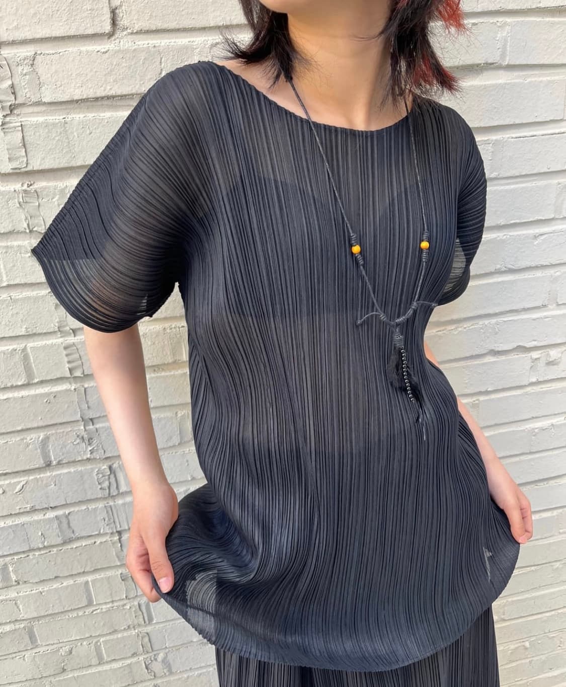 Issey Miyake 이세이미야케 플리츠 탑 판매해요 ! 상품이미지2