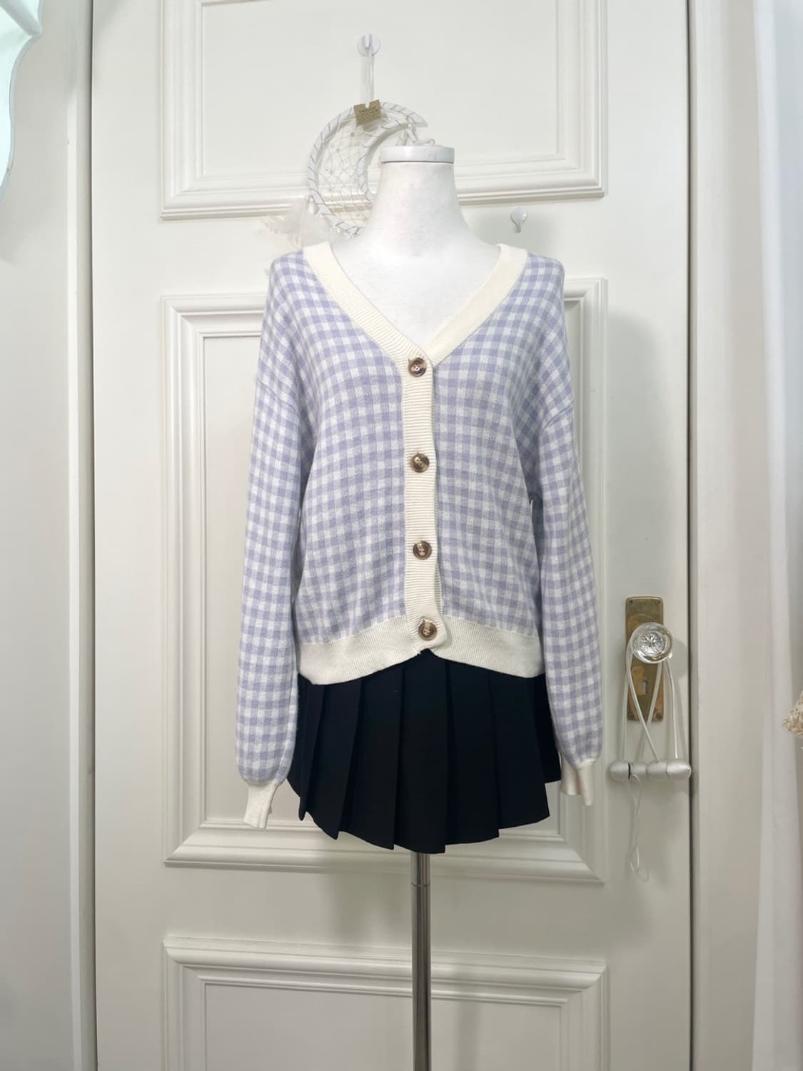 black basic pleats mini skirt 상품이미지6