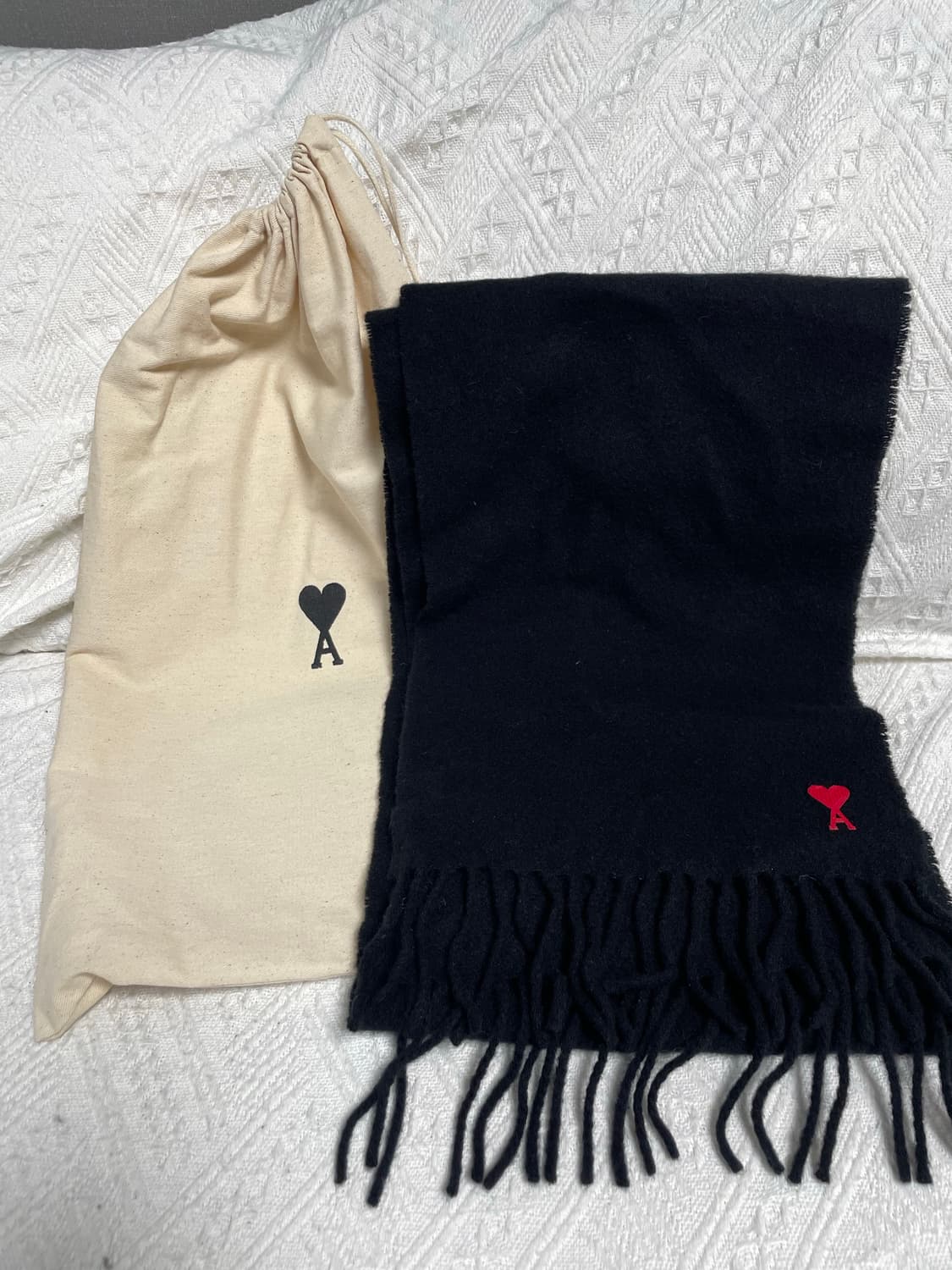 아미 스몰로고 머플러 상품이미지1