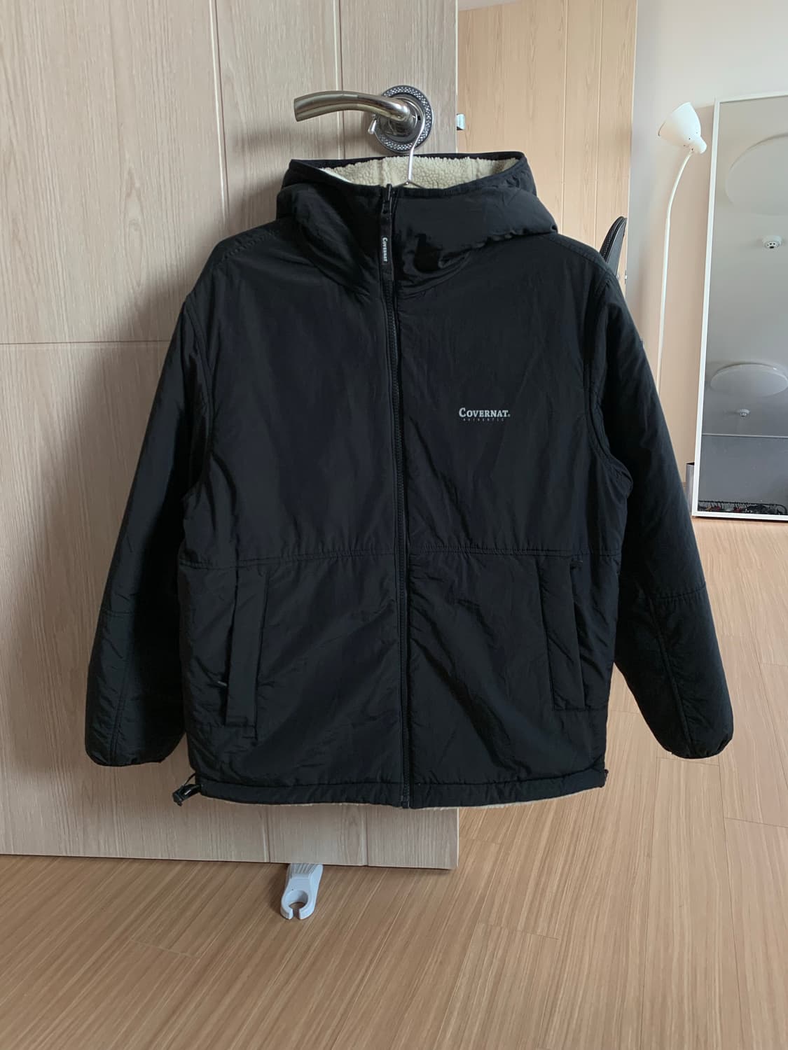 커버낫 리버시블 양면 뽀글이자켓 상품이미지1