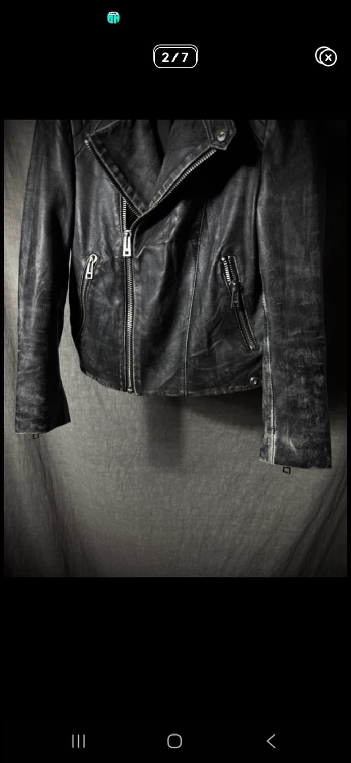 쟈딕앤볼테르 워싱 레더 자켓 상품이미지2