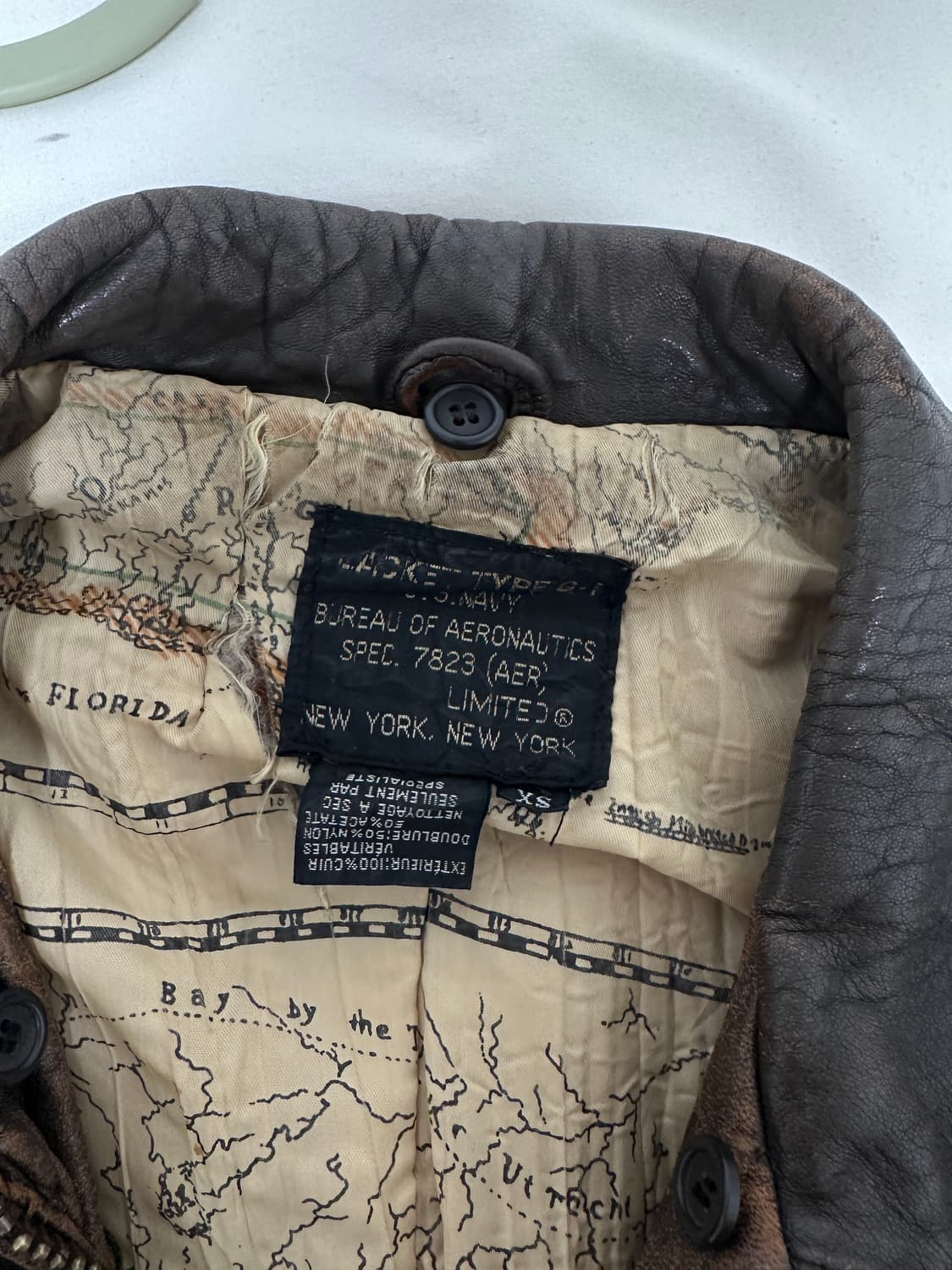 G1 US NAVY 플라이트 자켓 상품이미지9