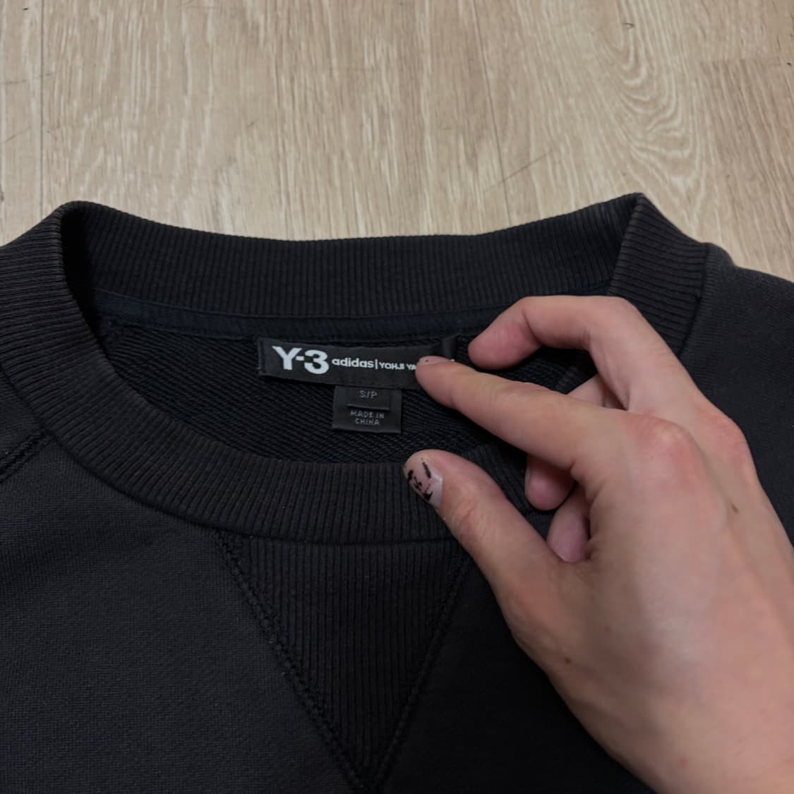 아디다스 Y3 빅로고 맨투맨 S/90 상품이미지5