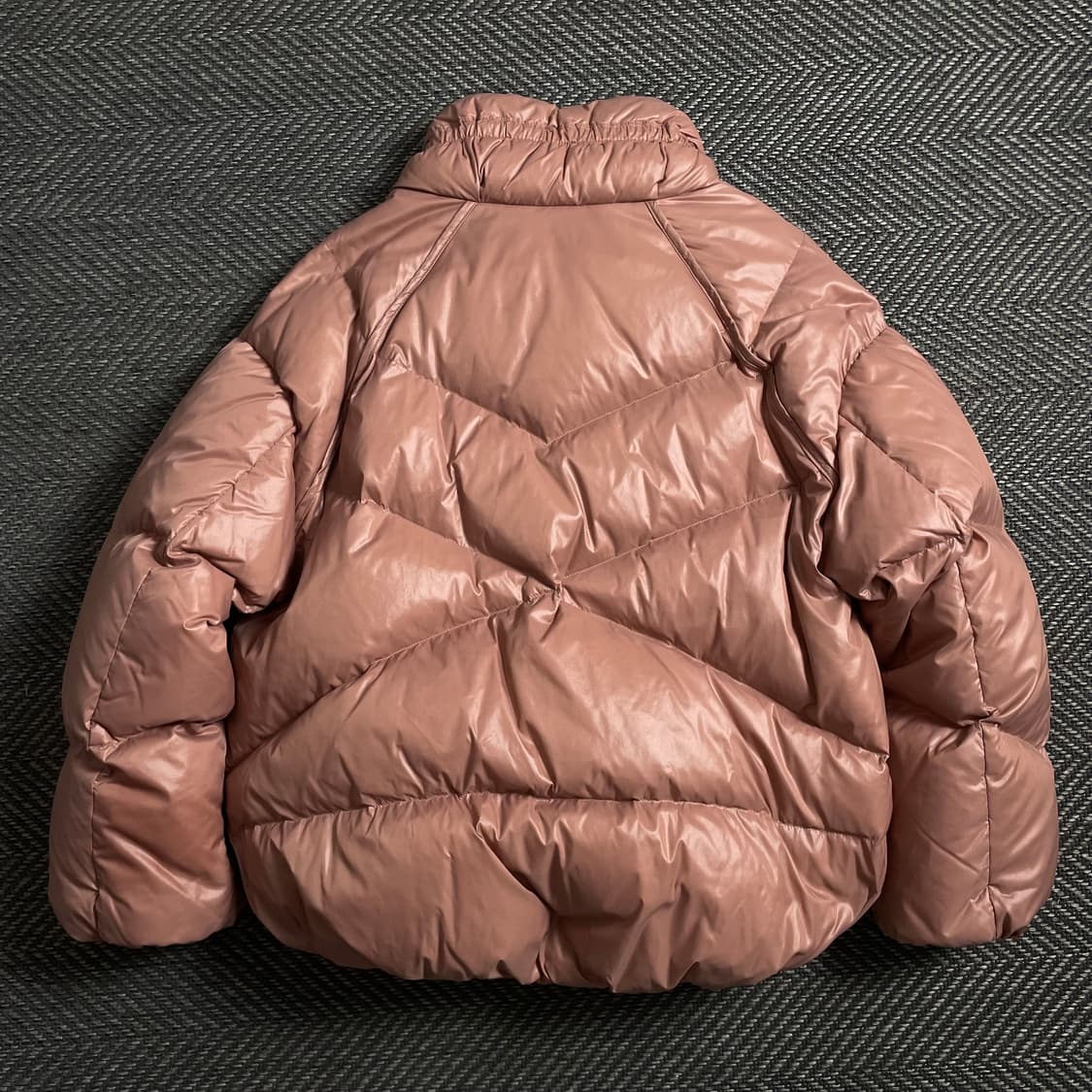 베네통 우먼스 글로시 덕 다운 패딩 점퍼o 4633 상품이미지5