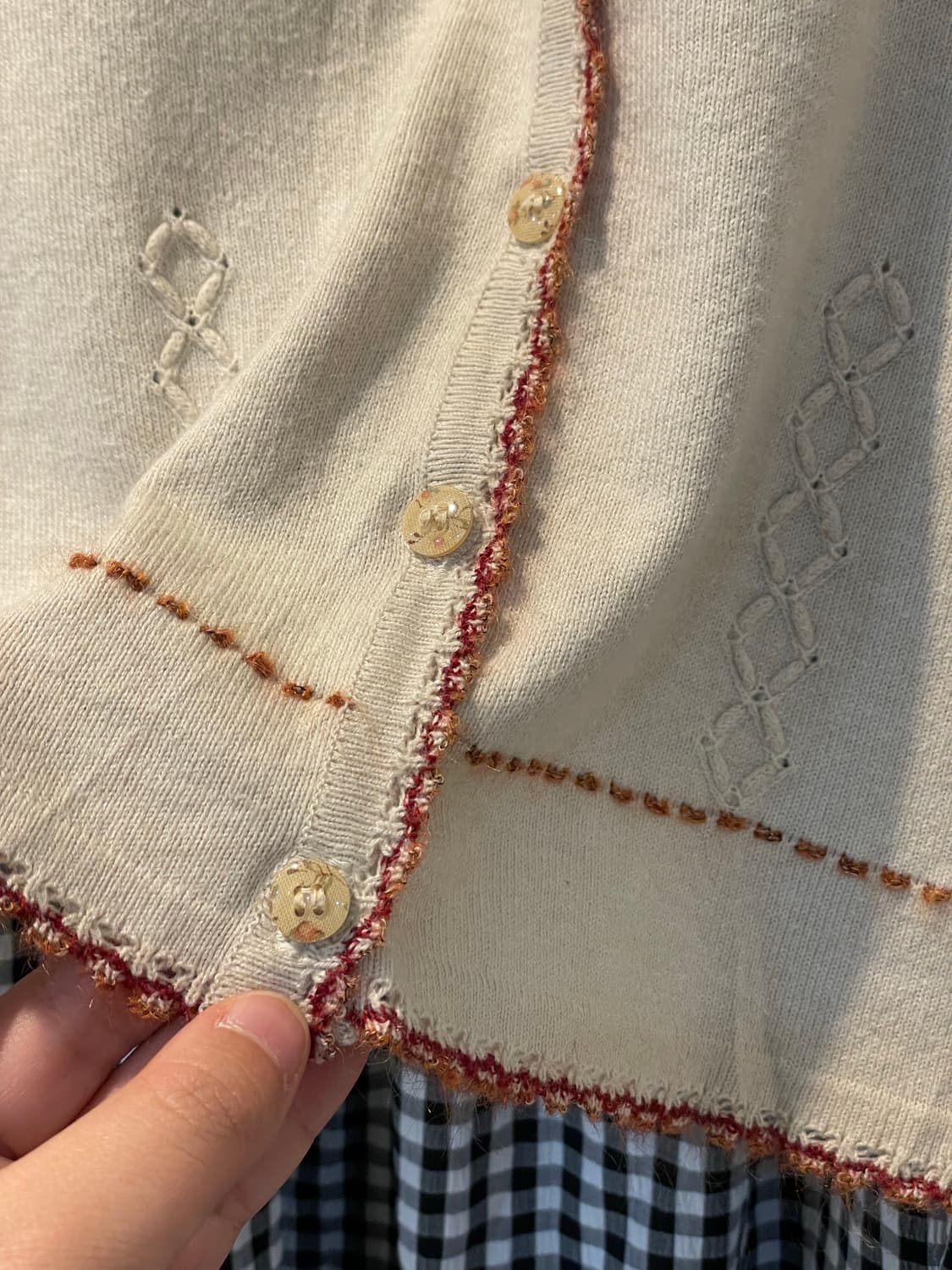 일본빈티지 모리걸 하구미가디건 상품이미지3