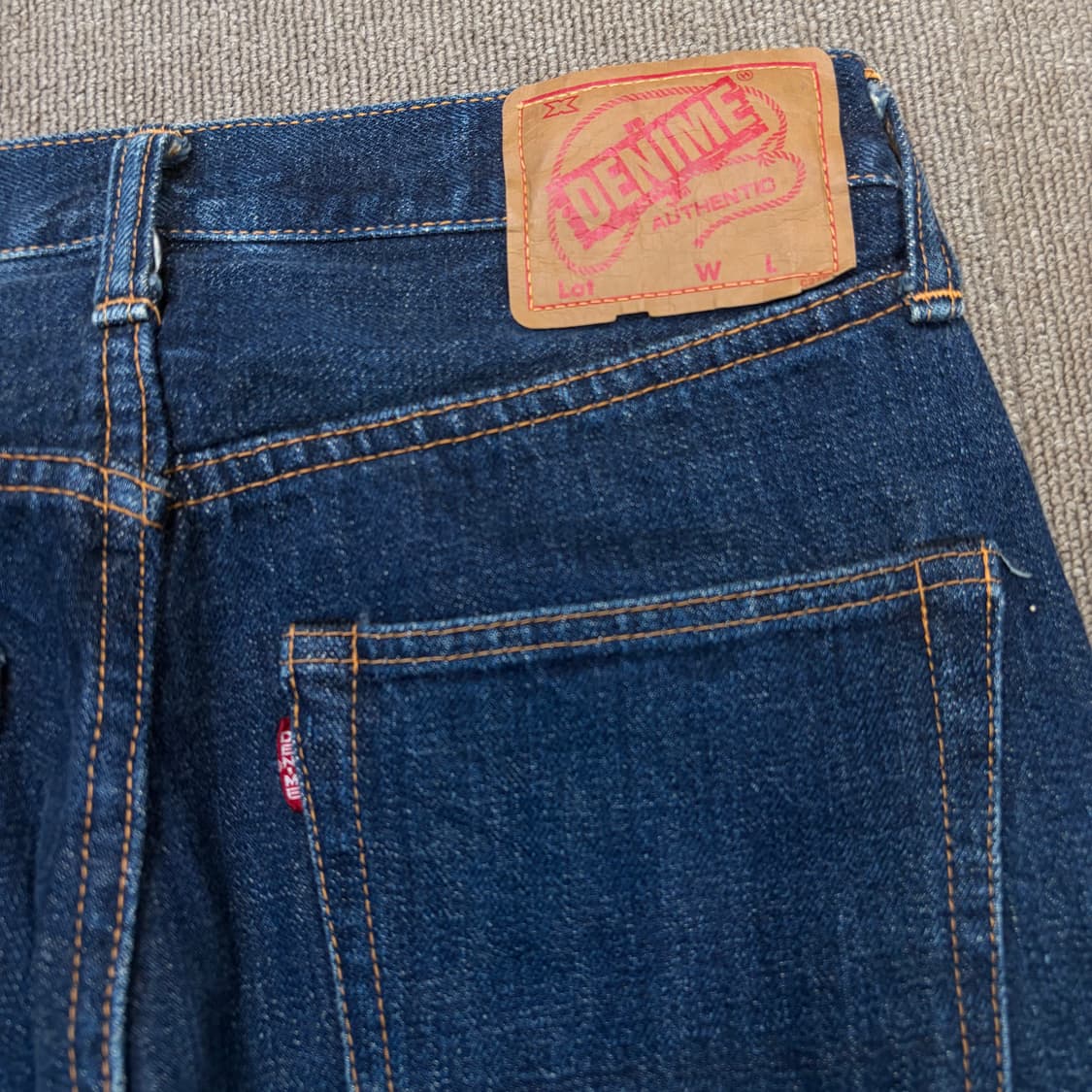 denime japan 드님 우먼스 스트레이트 셀비지 데님  상품이미지3