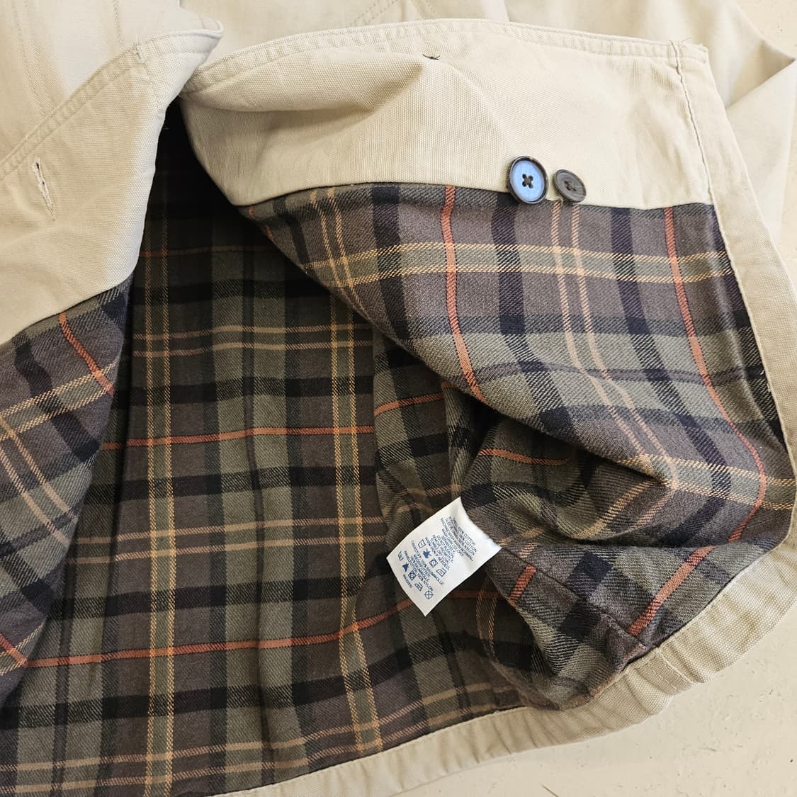 Lands' end 랜즈엔드 커버올 자켓 워크 자켓 베이지 우먼 프리 상품이미지6