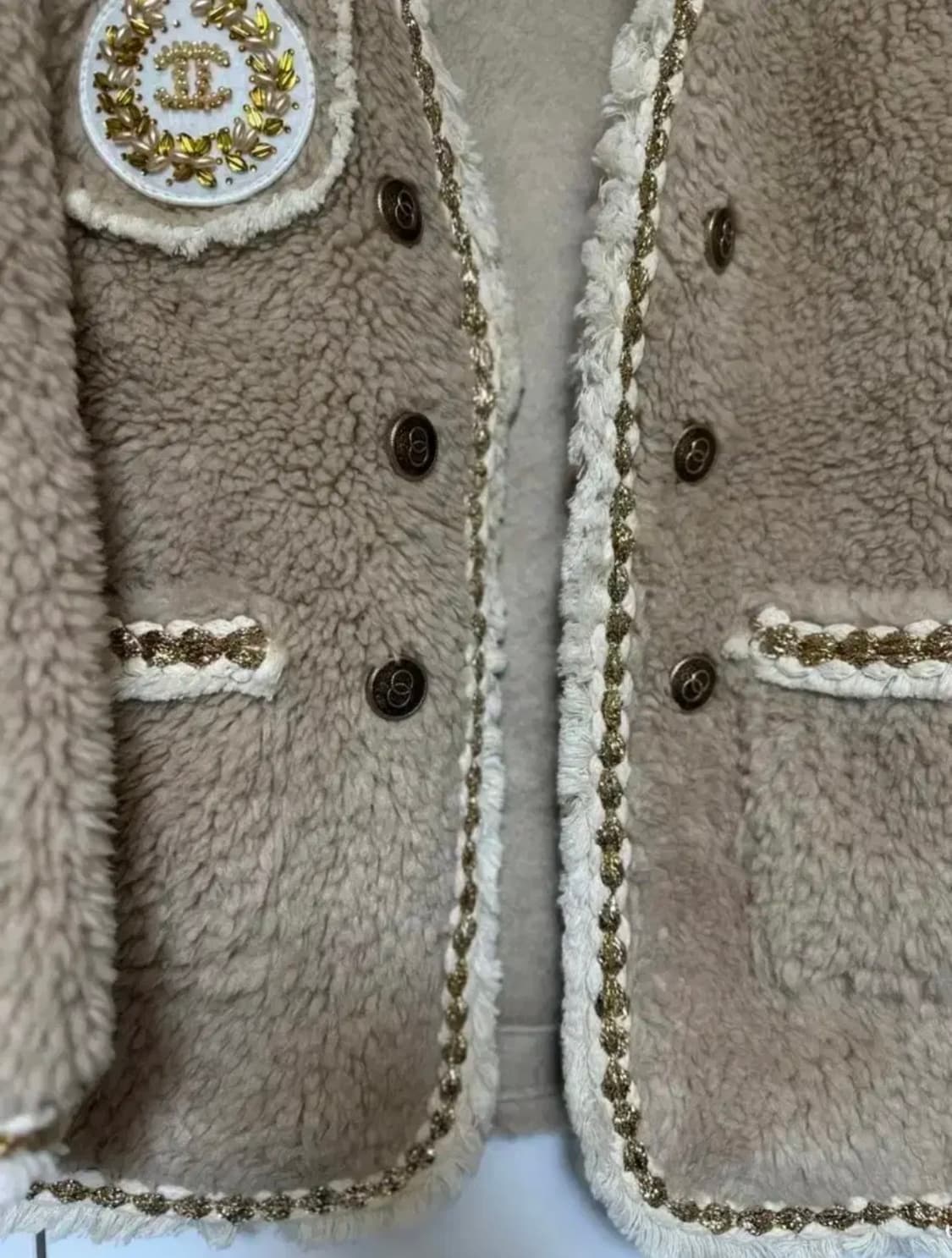 수입웰메이드 테디 베어 무스탕뽀글이자켓 상품이미지3