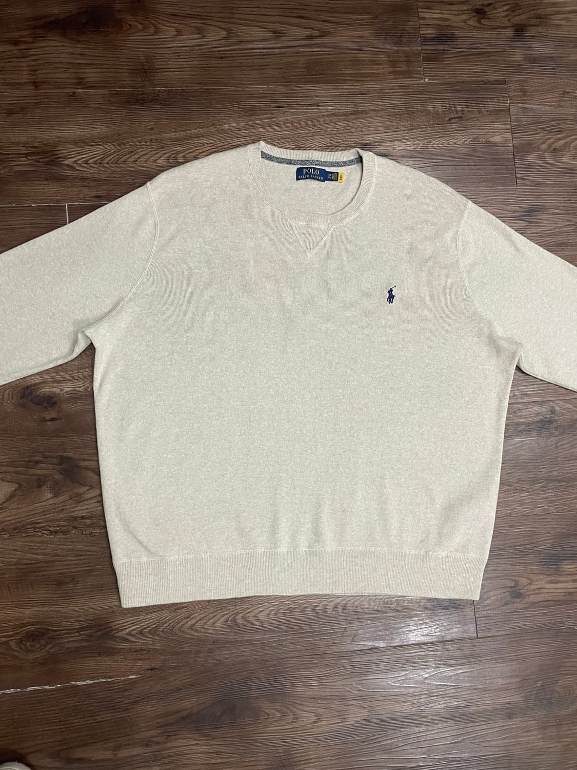 폴로 랄프로렌 오트밀 니트 스웨터 상품이미지1