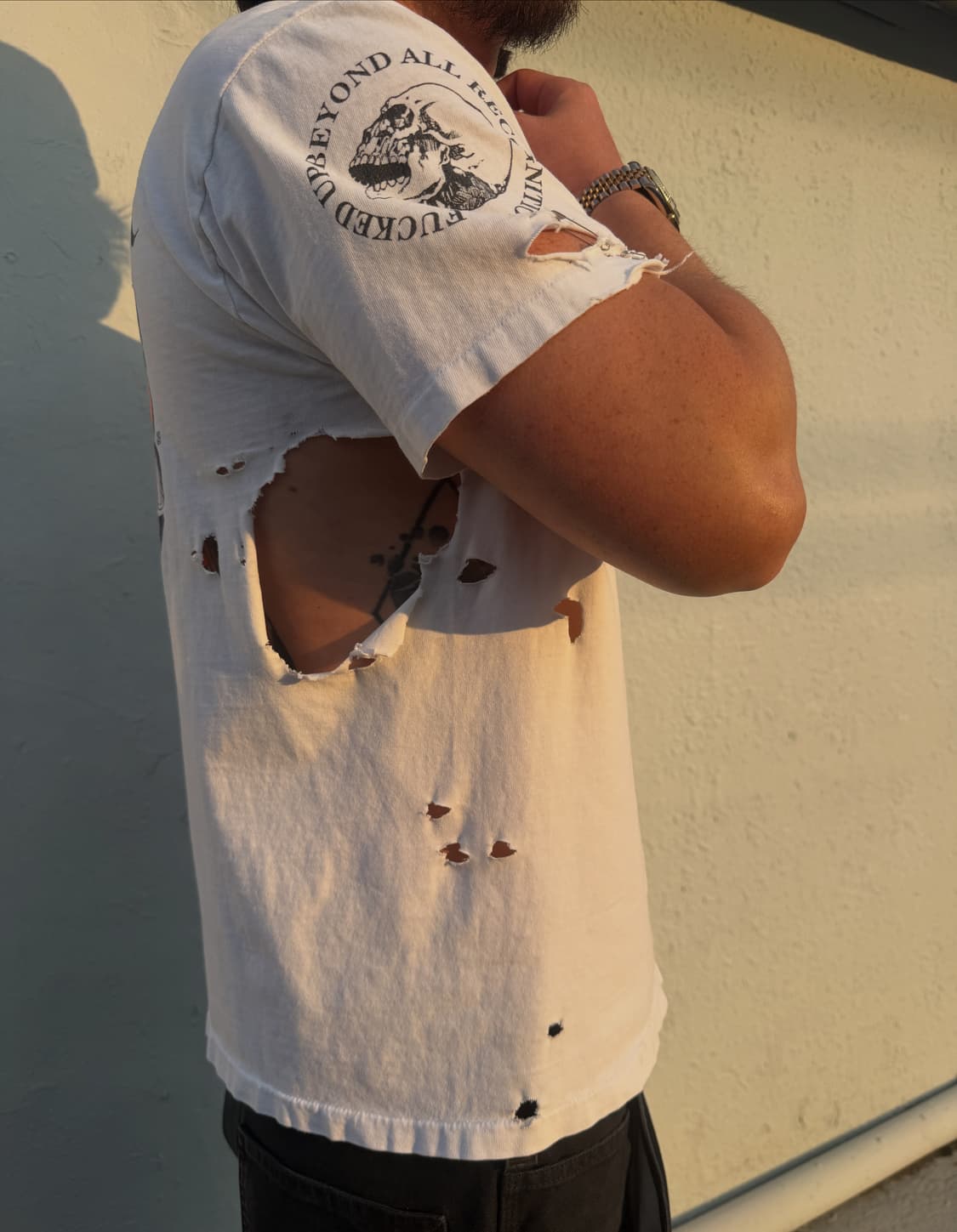 90’s Vintage FUBAR T-shirt Distressed 상품이미지3