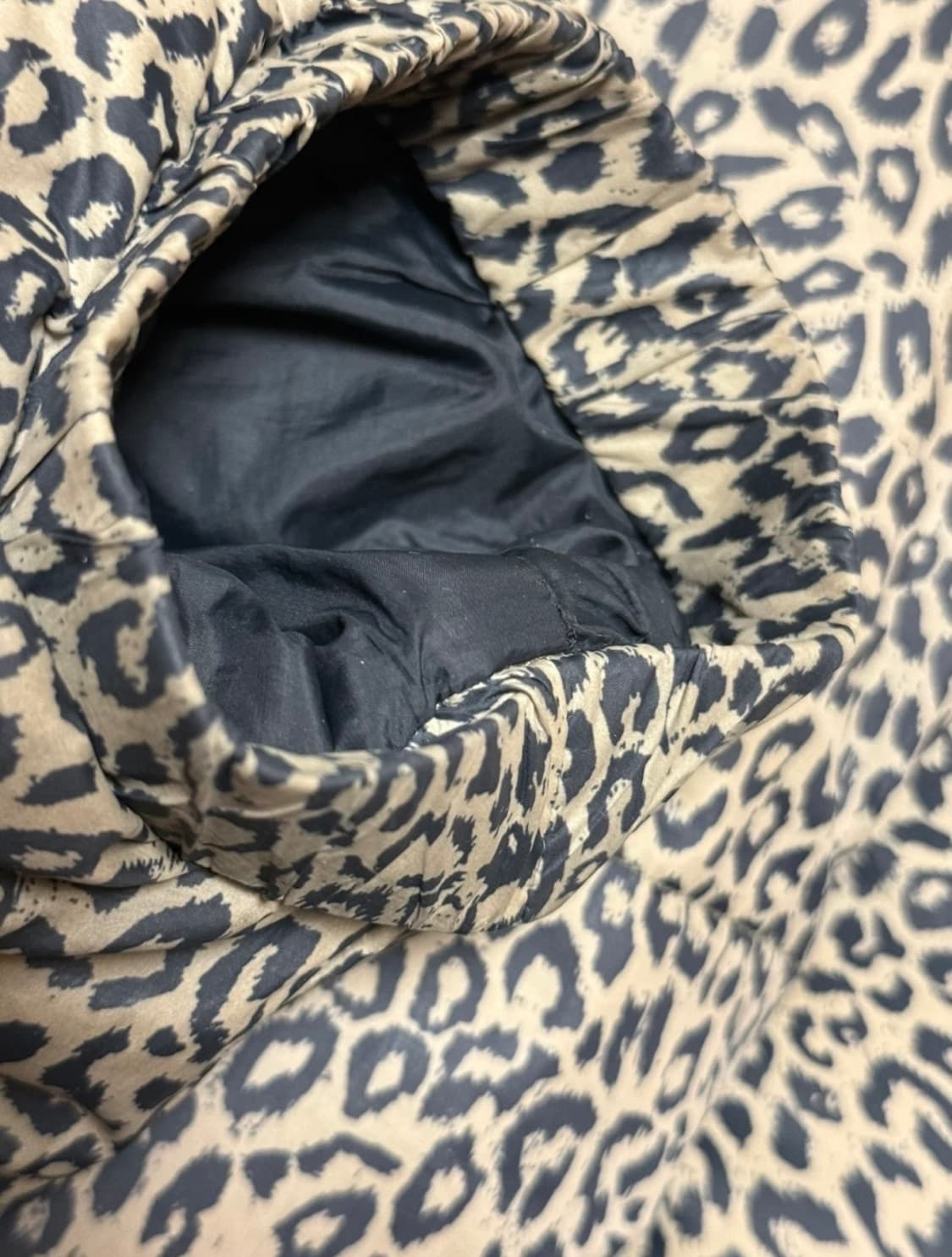 오베이 레오파드 패딩점퍼 L 상품이미지3