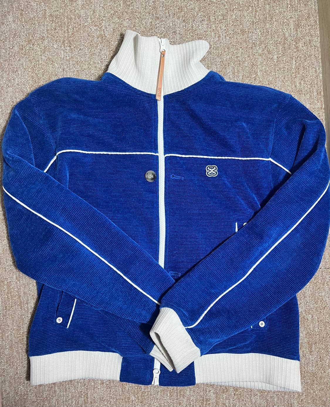 세터 하젠 벨루어 숏 트랙 자켓 리조트 블루 상품이미지3