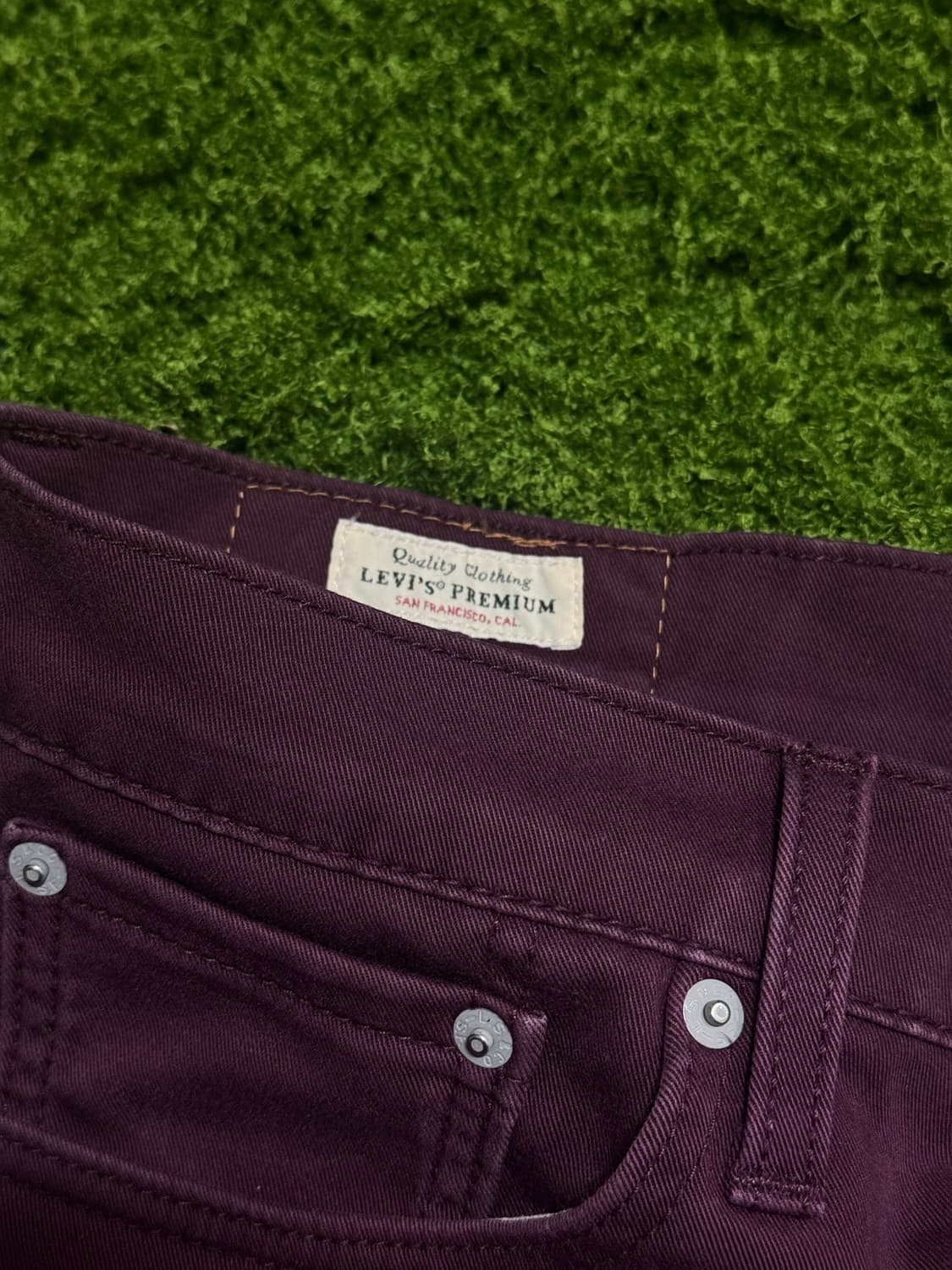 Livi’s 502 버건디 32x32 상품이미지4