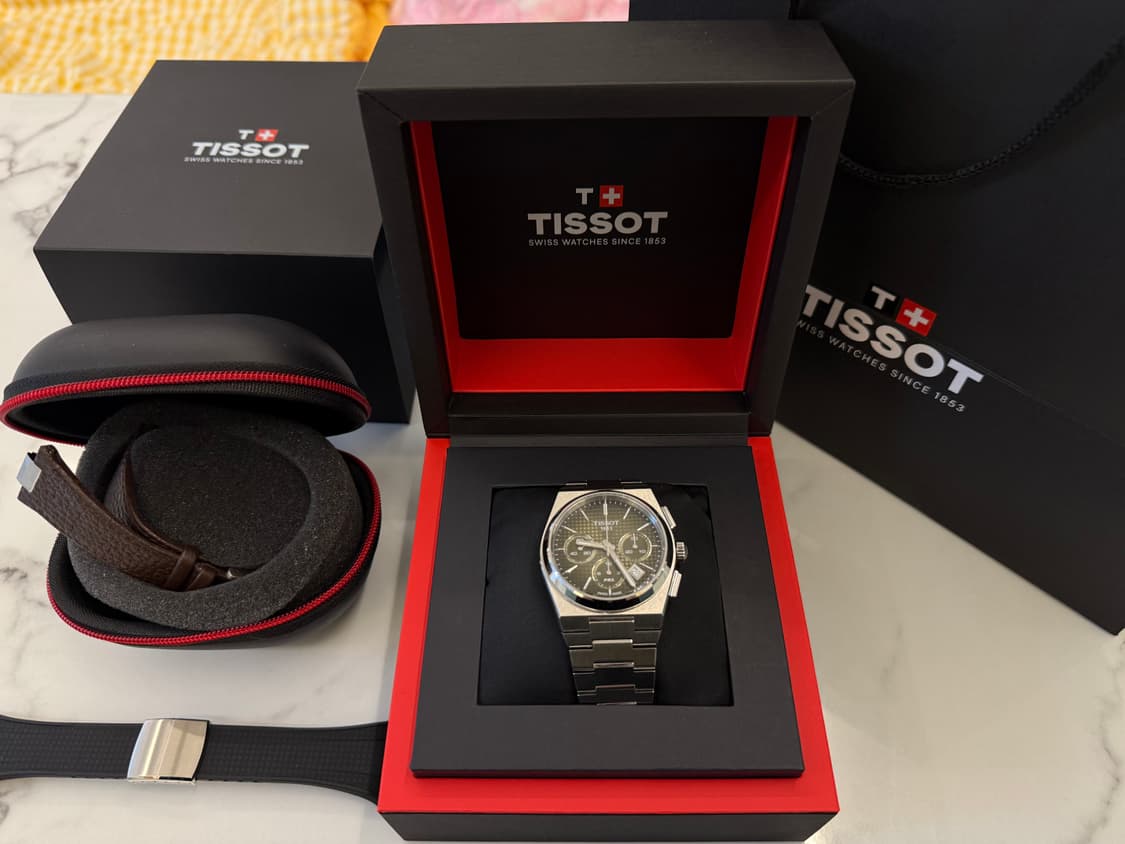 티쏘prx 오토매틱 크로노그래프 그린 상품이미지1