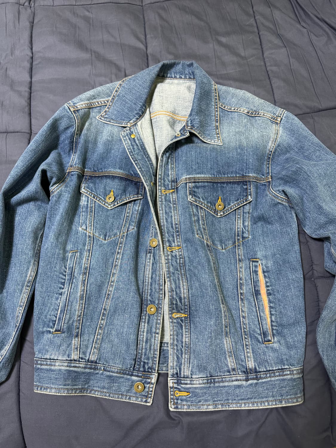 벨리에x브로큰 엄브렐라 재팬 데님 자켓 상품이미지1