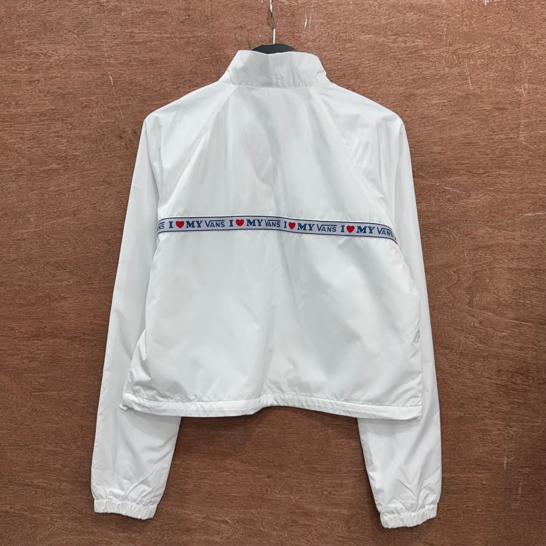 반스 테이프라인 크롭 반집업 상품이미지6