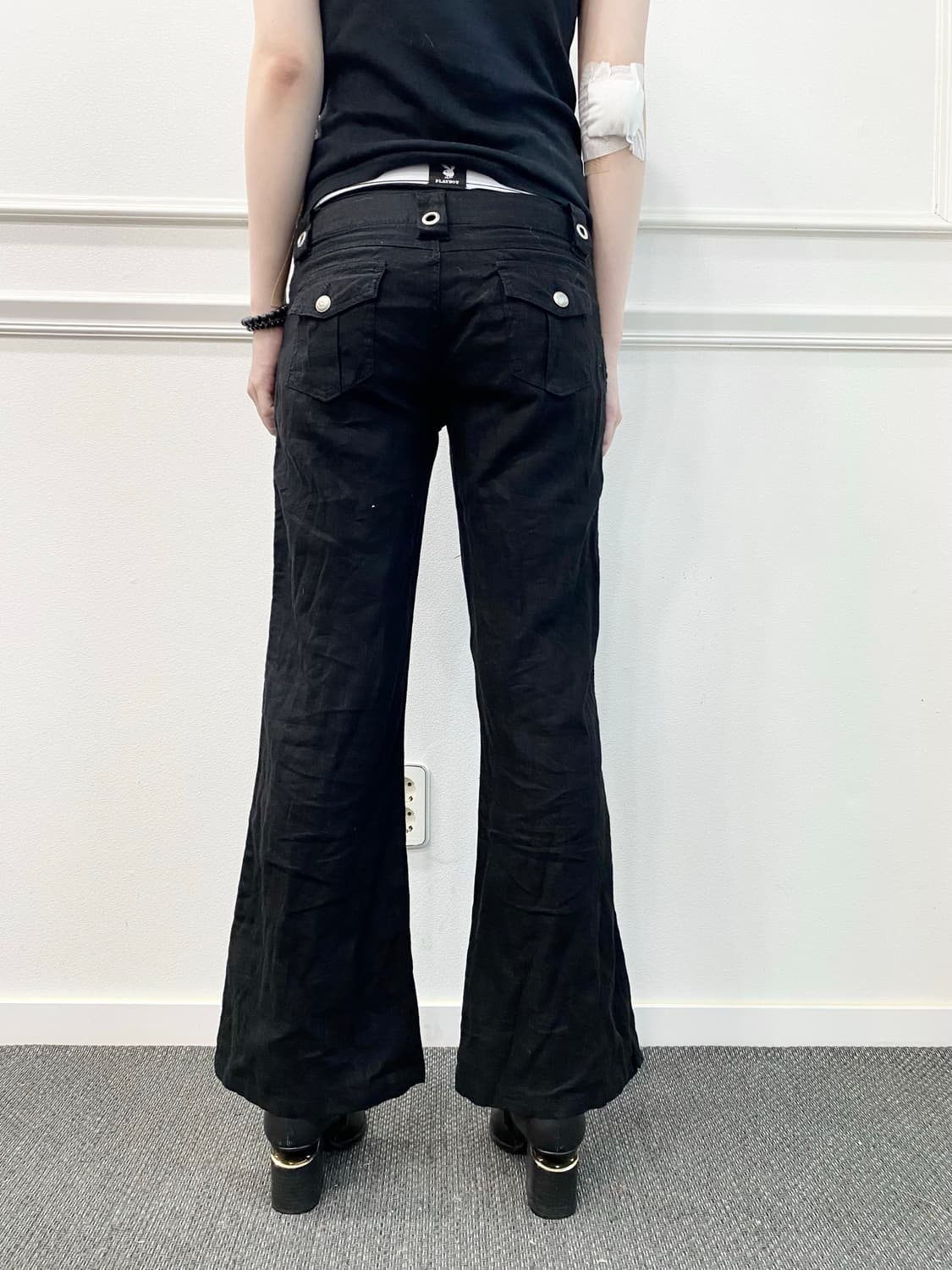 2000s Mood Eyelet Wide Fit Pants 상품이미지7