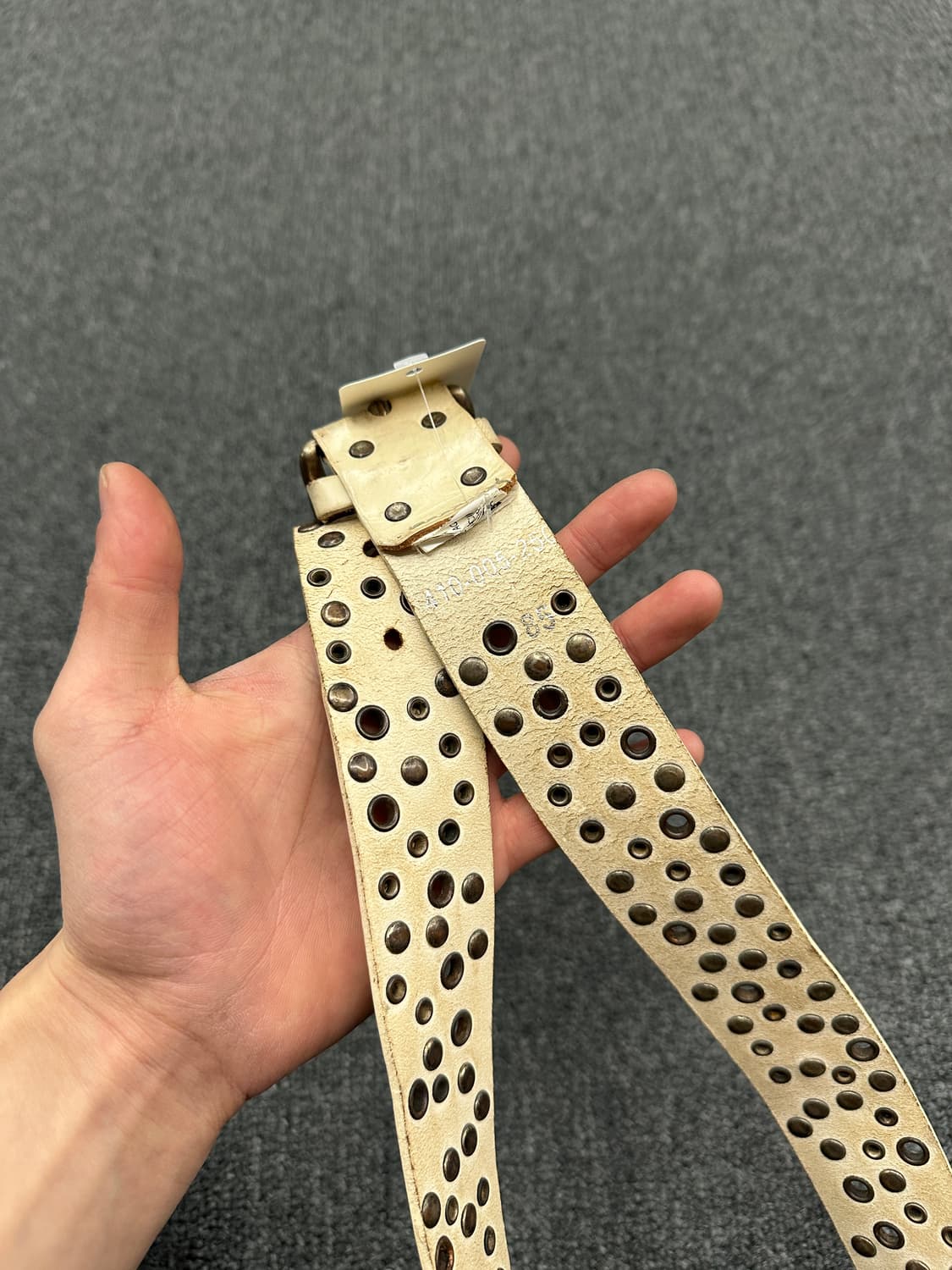 빈티지 웨스턴 가죽벨트 상품이미지5