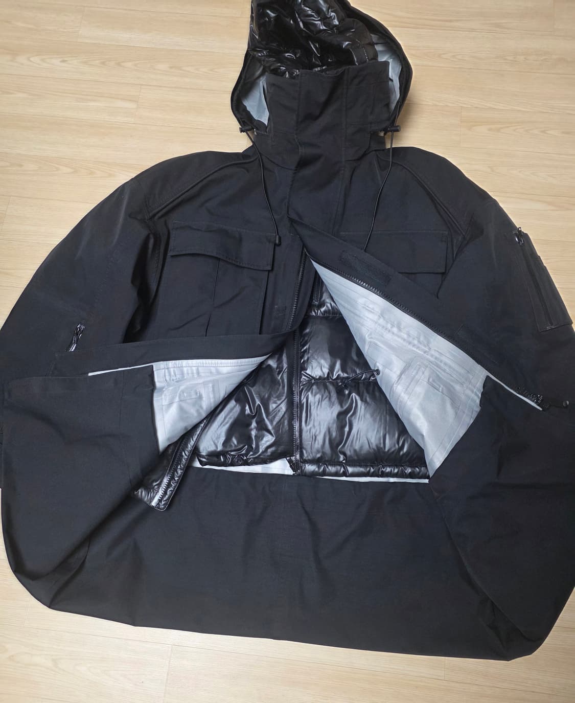 준지 21fw 고어텍스 209 구스패딩 S (100~110) 상품이미지3