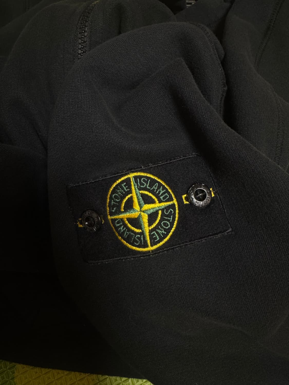 스톤아일랜드 후드집업 (L,블랙) 새상품급 상품이미지1