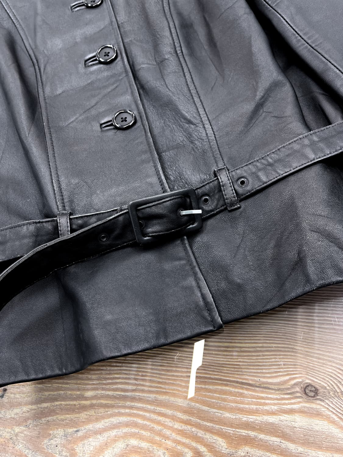 웨어하우스 잉글랜드 벨티드 레더 자켓 상품이미지4