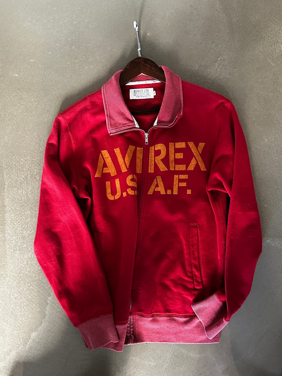 아비렉스 스웻 풀 집업 맨투맨 상품이미지1