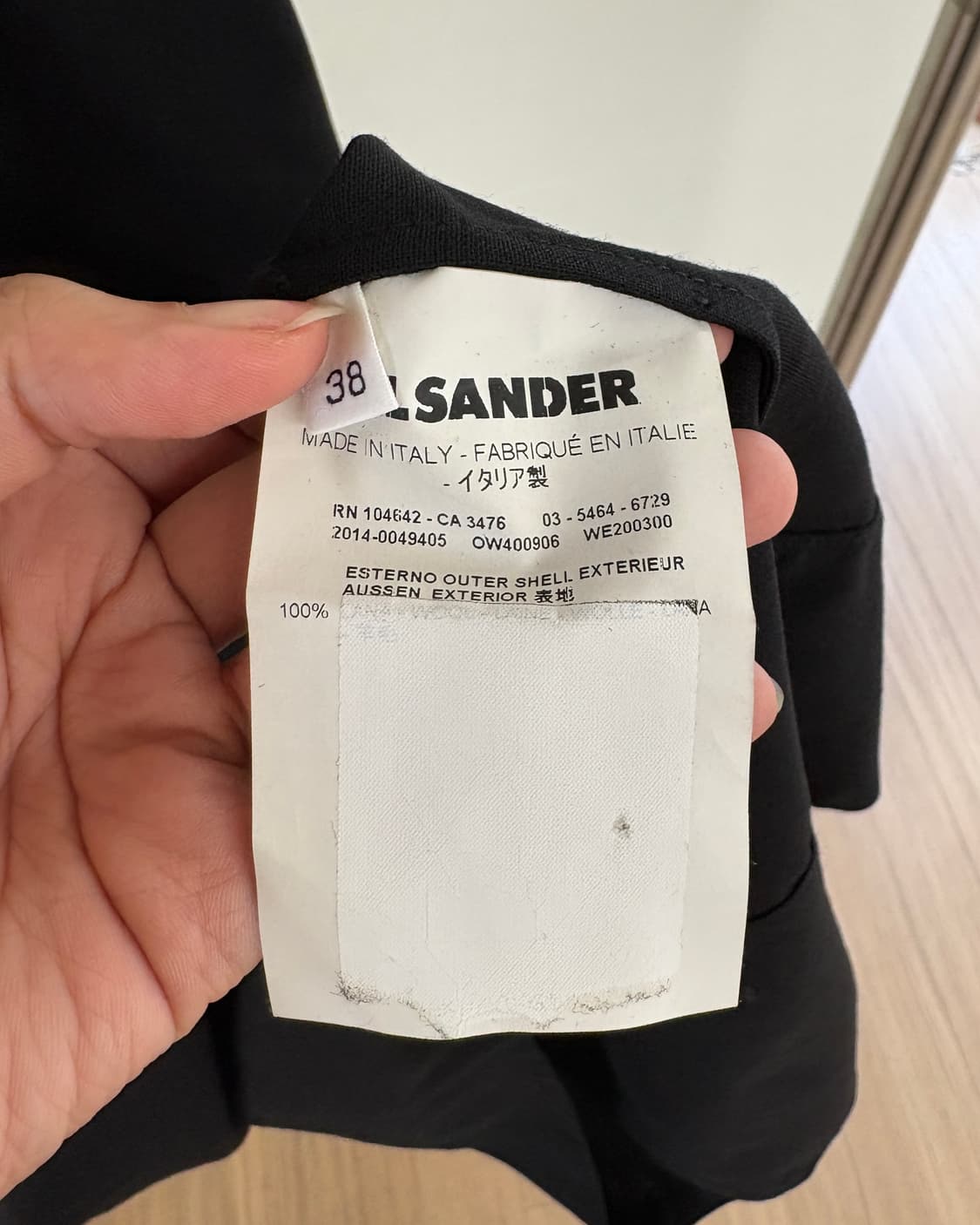 질샌더 블랙 셔링 슬리브리스 미디 원피스 상품이미지8