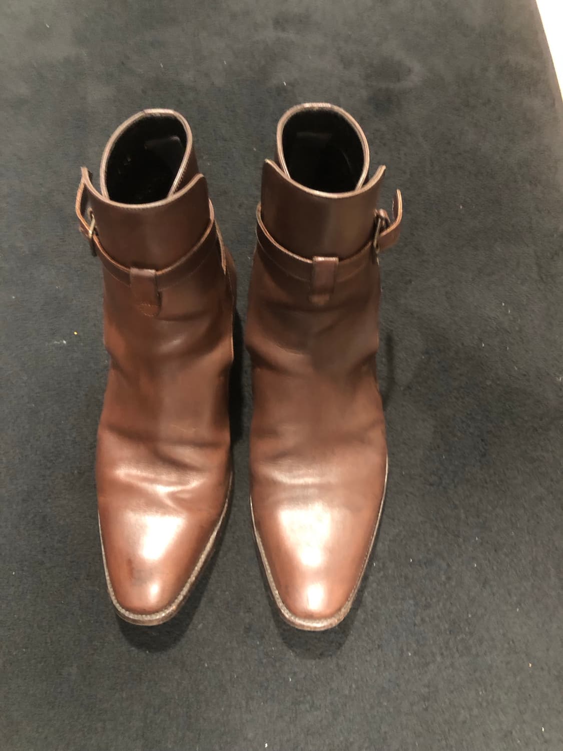 생로랑 벨티드 앵클 부츠 42size 매우 급쳐 상품이미지1