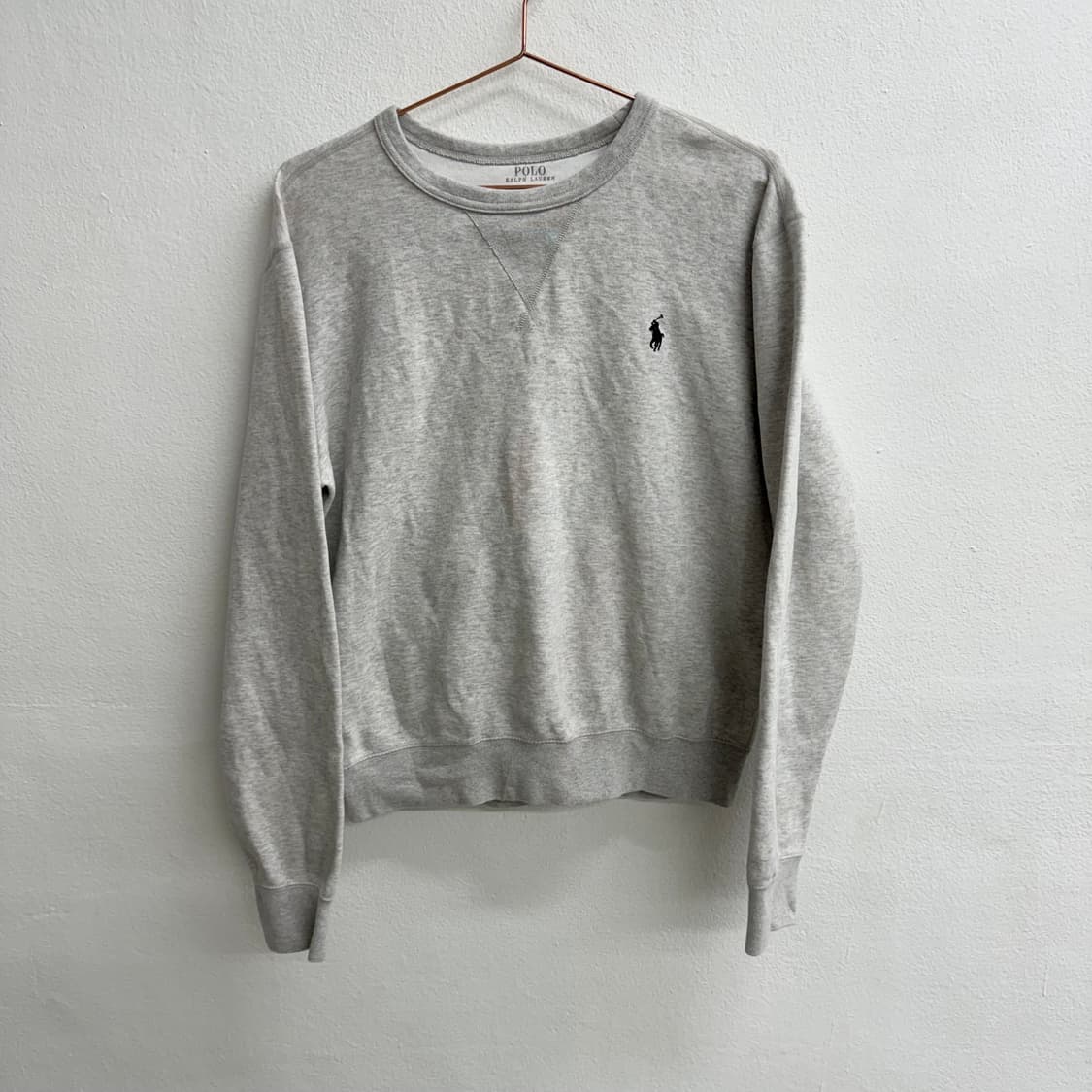 폴로 랄프로렌 오버핏 브이넥 맨투맨 (S) 상품이미지1