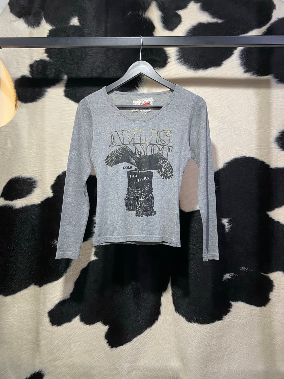 Japanese vtg 독수리 프린팅 슬림핏 롱슬리브 상품이미지2