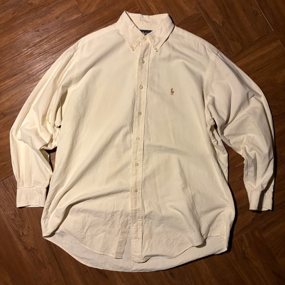 POLO RALPH LAUREN LEMON WHITE SHIRT 상품이미지1