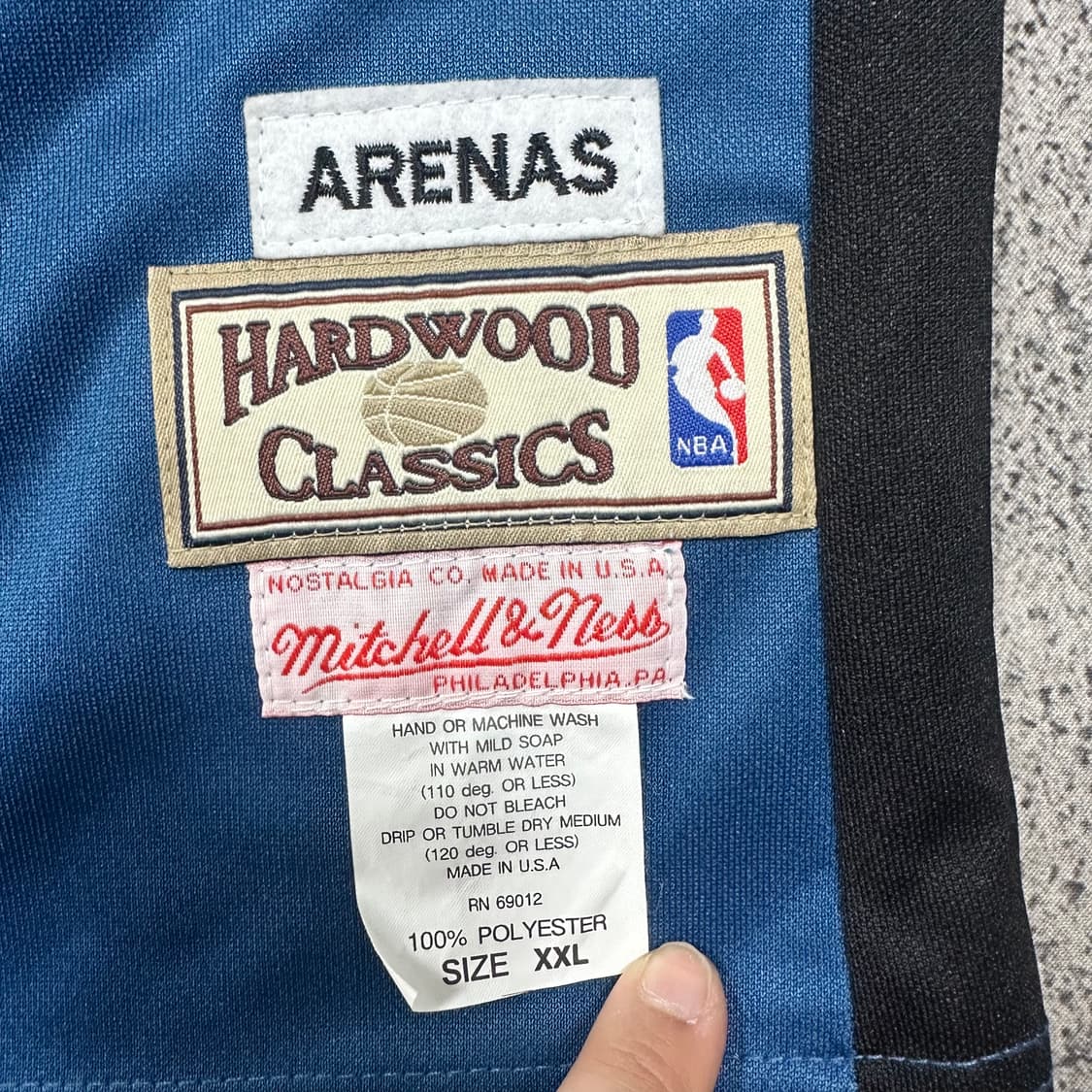 ✨ (바배) NBA x 미첼앤네스 워싱턴 위저드 길버트 아레나스 농구 유 상품이미지3