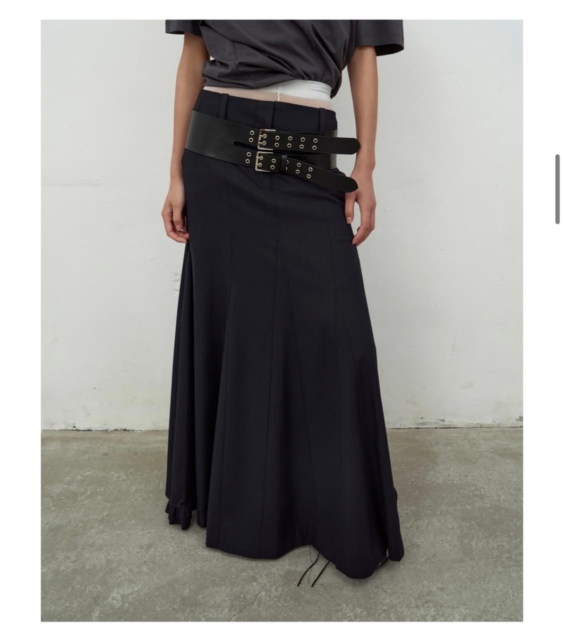 LCDC 와이드 더블 레더 벨트 상품이미지2