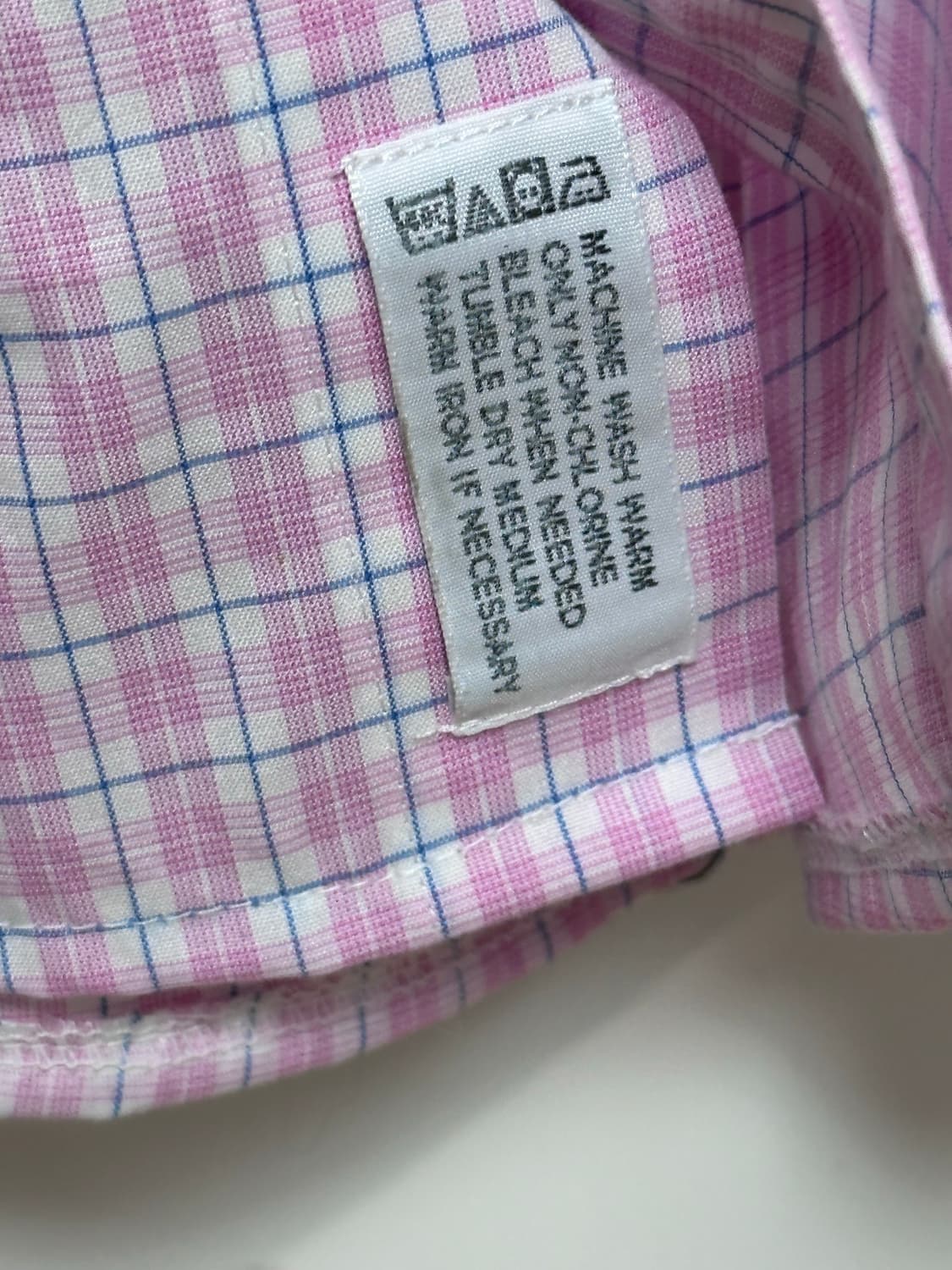 커클랜드 핑크 체크 긴팔 셔츠 상품이미지4