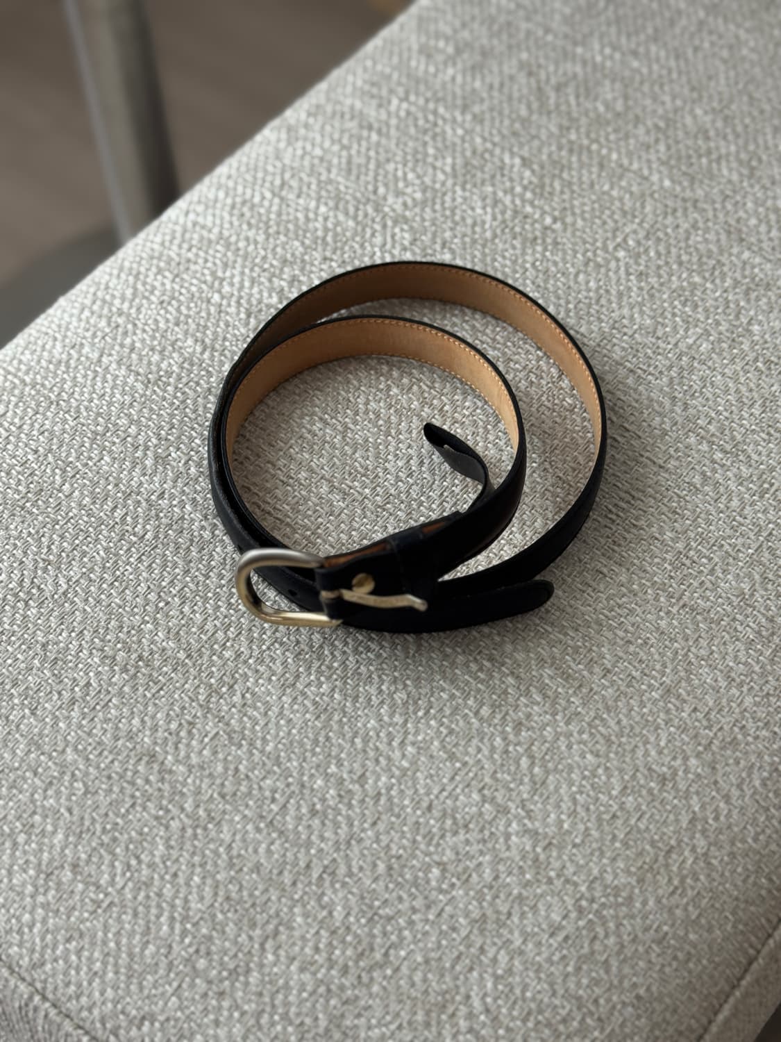 아페쎄 로제트 블랙 가죽 벨트 A.P.C. Rosette Belt 상품이미지4