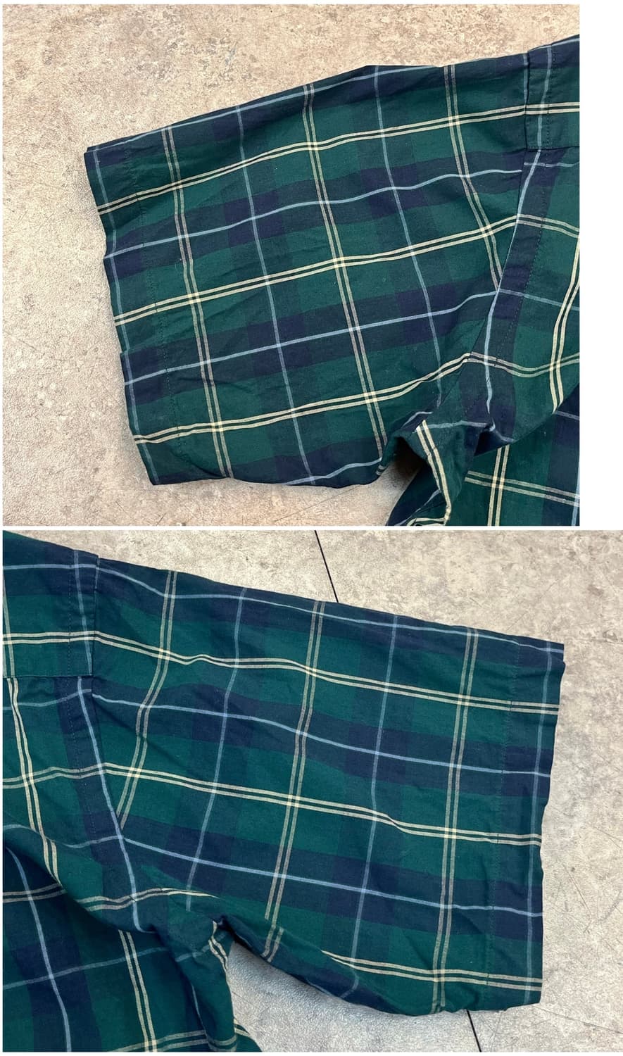 폴로 랄프로렌 체크 반팔 셔츠 그린 100 #csz3397 상품이미지10