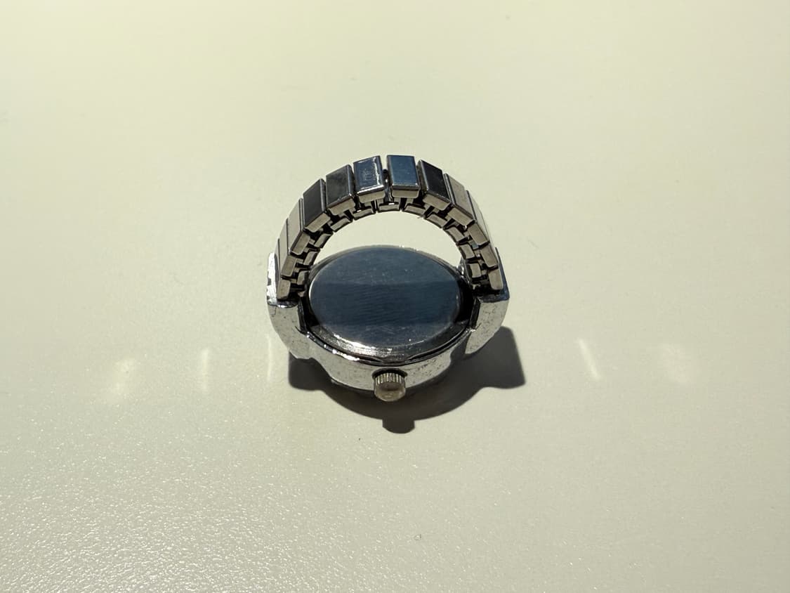 빈티지 실버 쿼츠 시계반지 상품이미지3