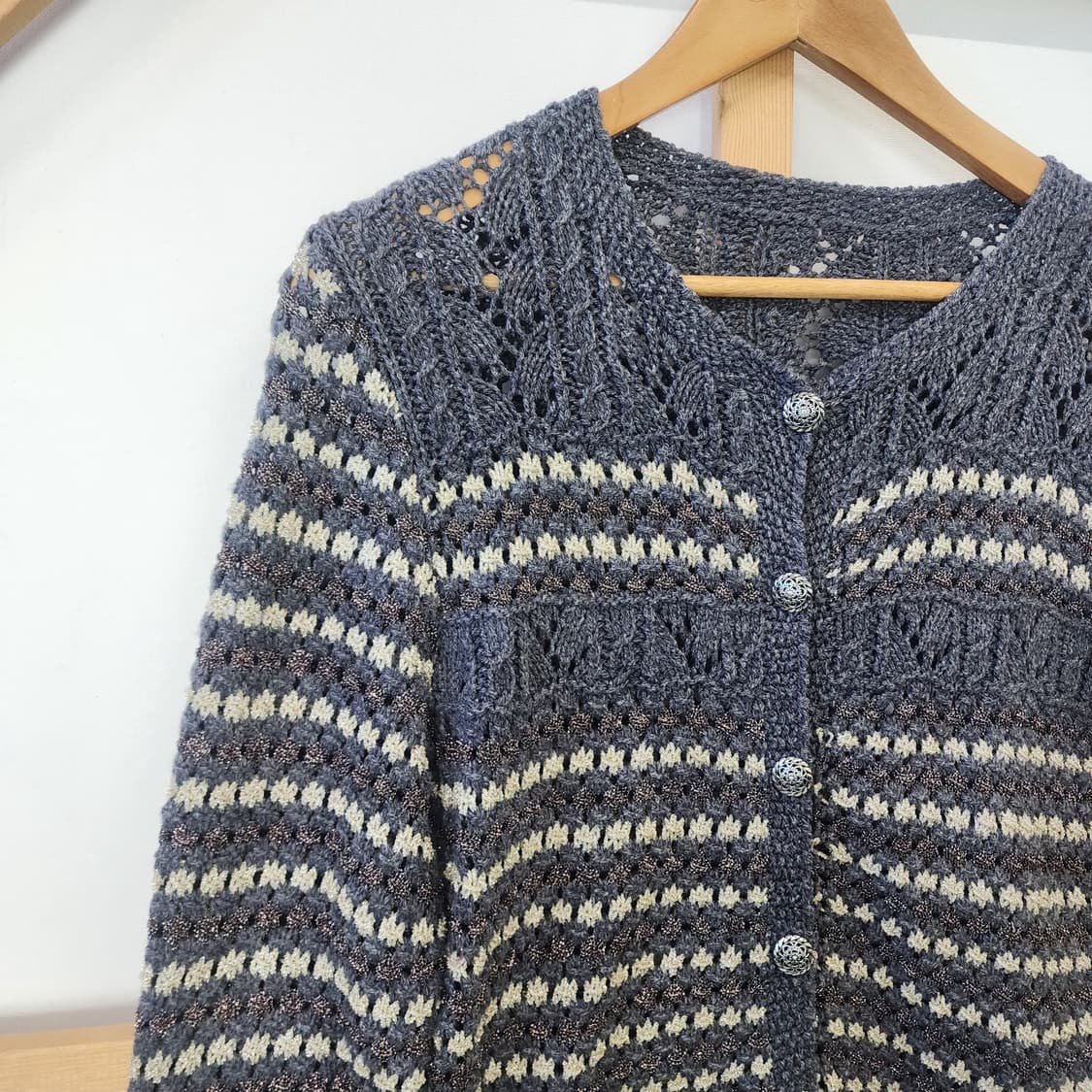 핸드 니트 가디건 상품이미지2